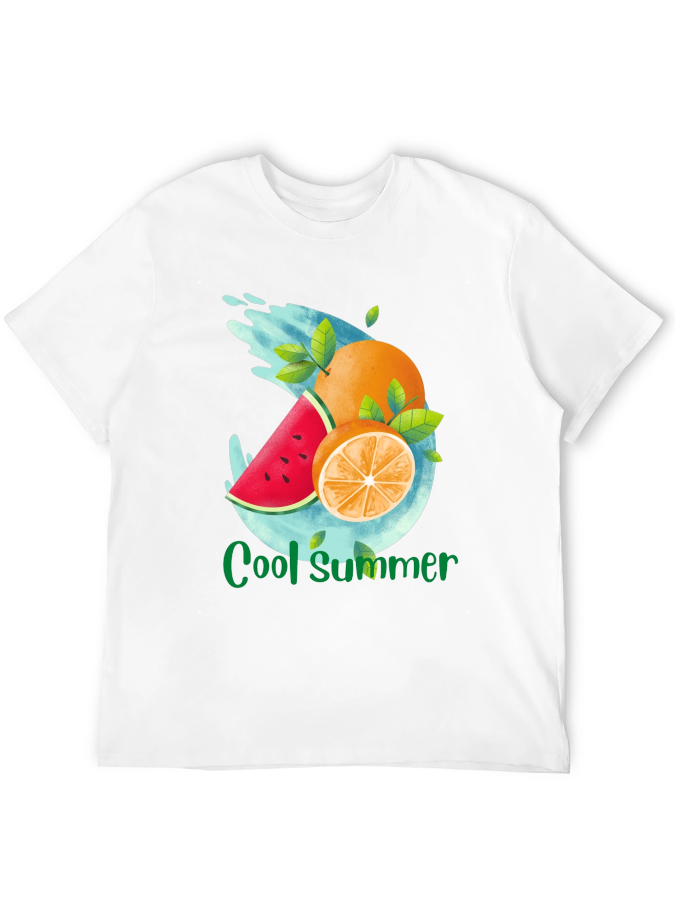 Cool Summer Fruit Graphic T-Shirt