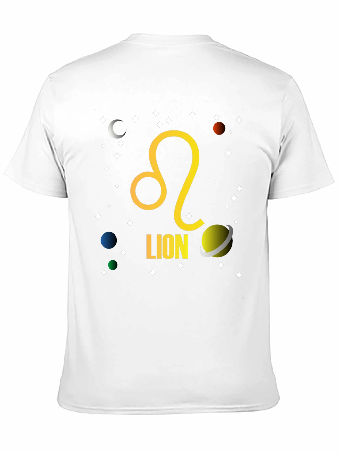 Zodiac Leo T-Shirt - Celestial Lion Design