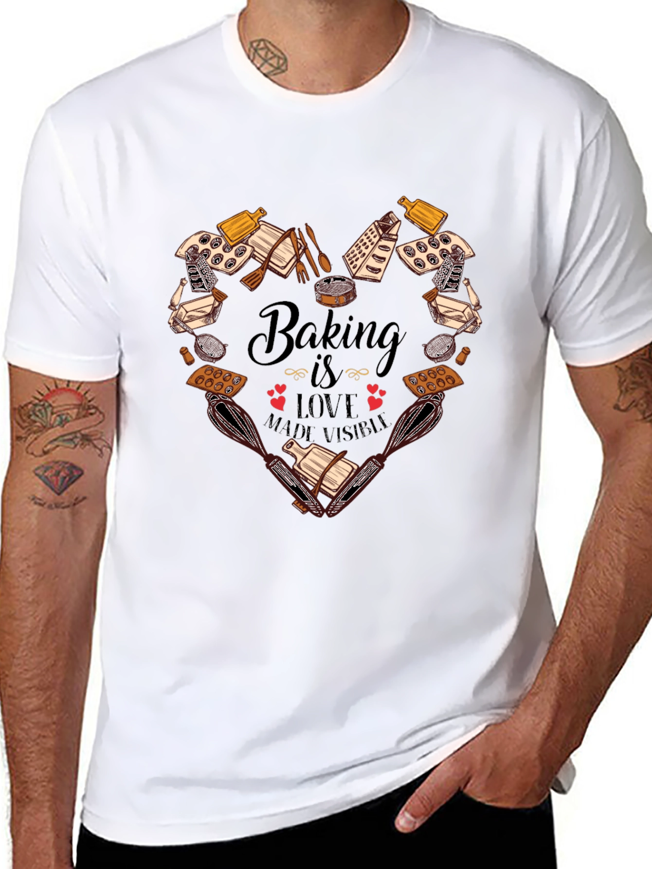 Baking is Love T-Shirt - Kitchen Enthusiast Apparel