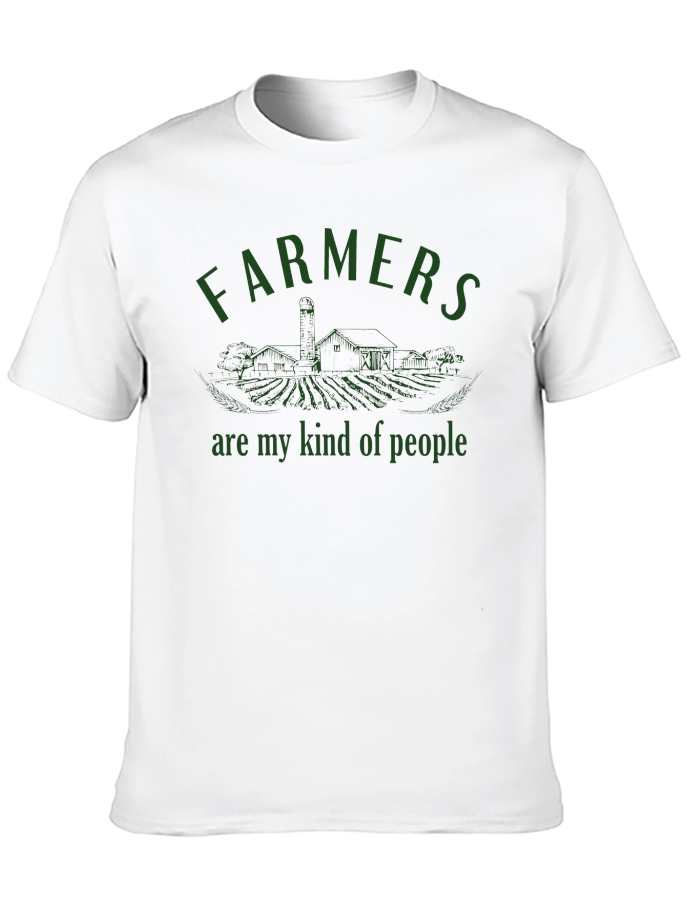 Farmers Are My Kind of People Black T-Shirt