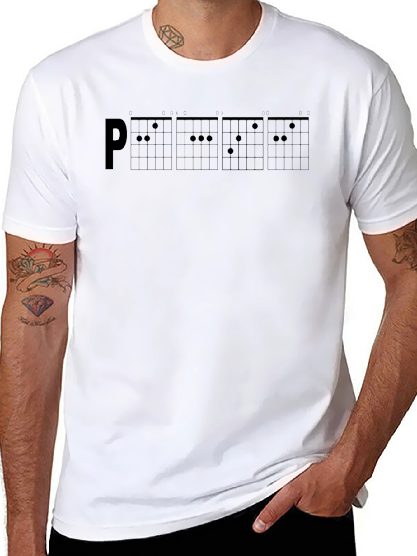 Guitar Chord T-Shirt - Music Lovers Tee