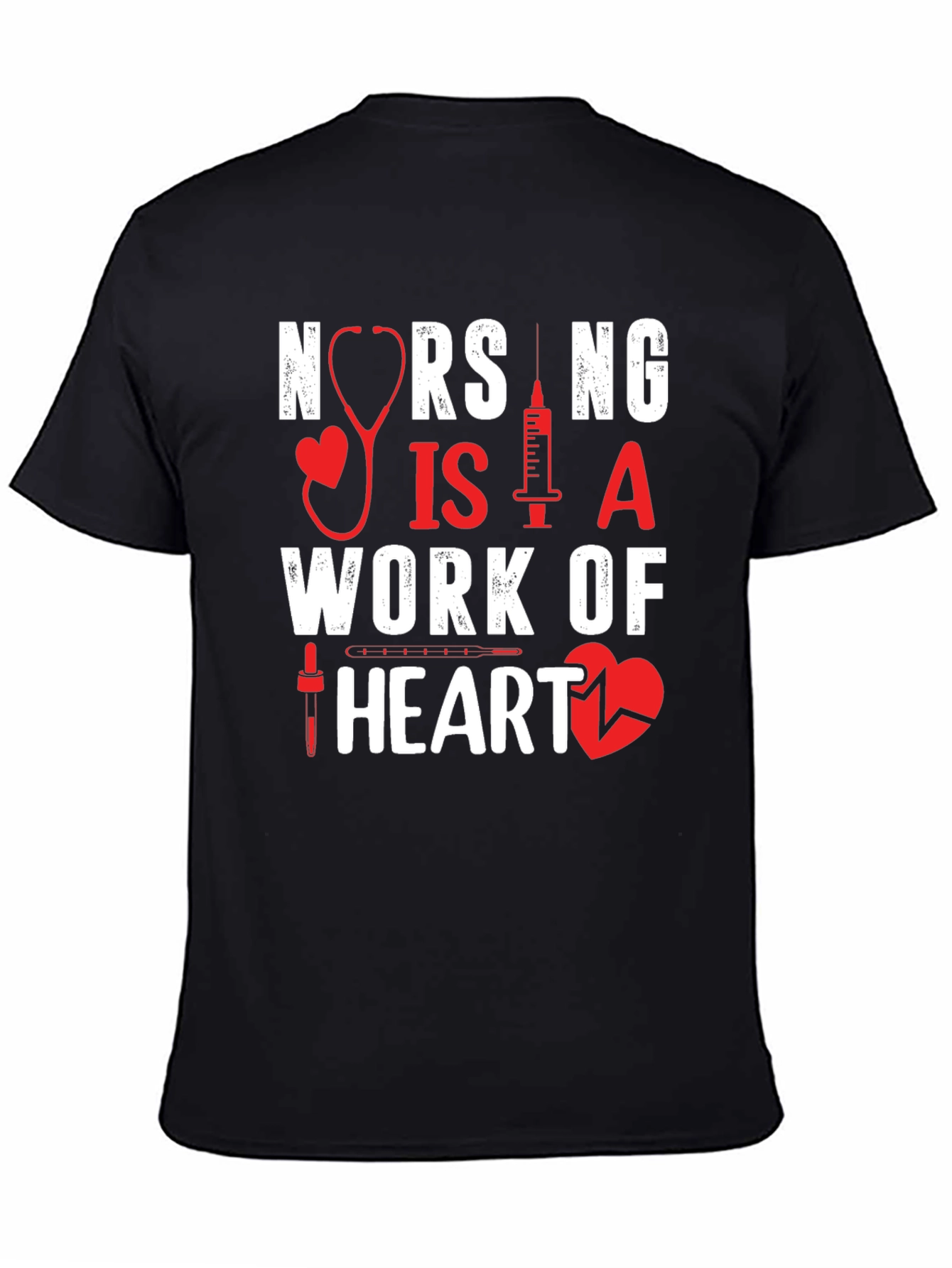 Nursing is a Work of Heart T-Shirt