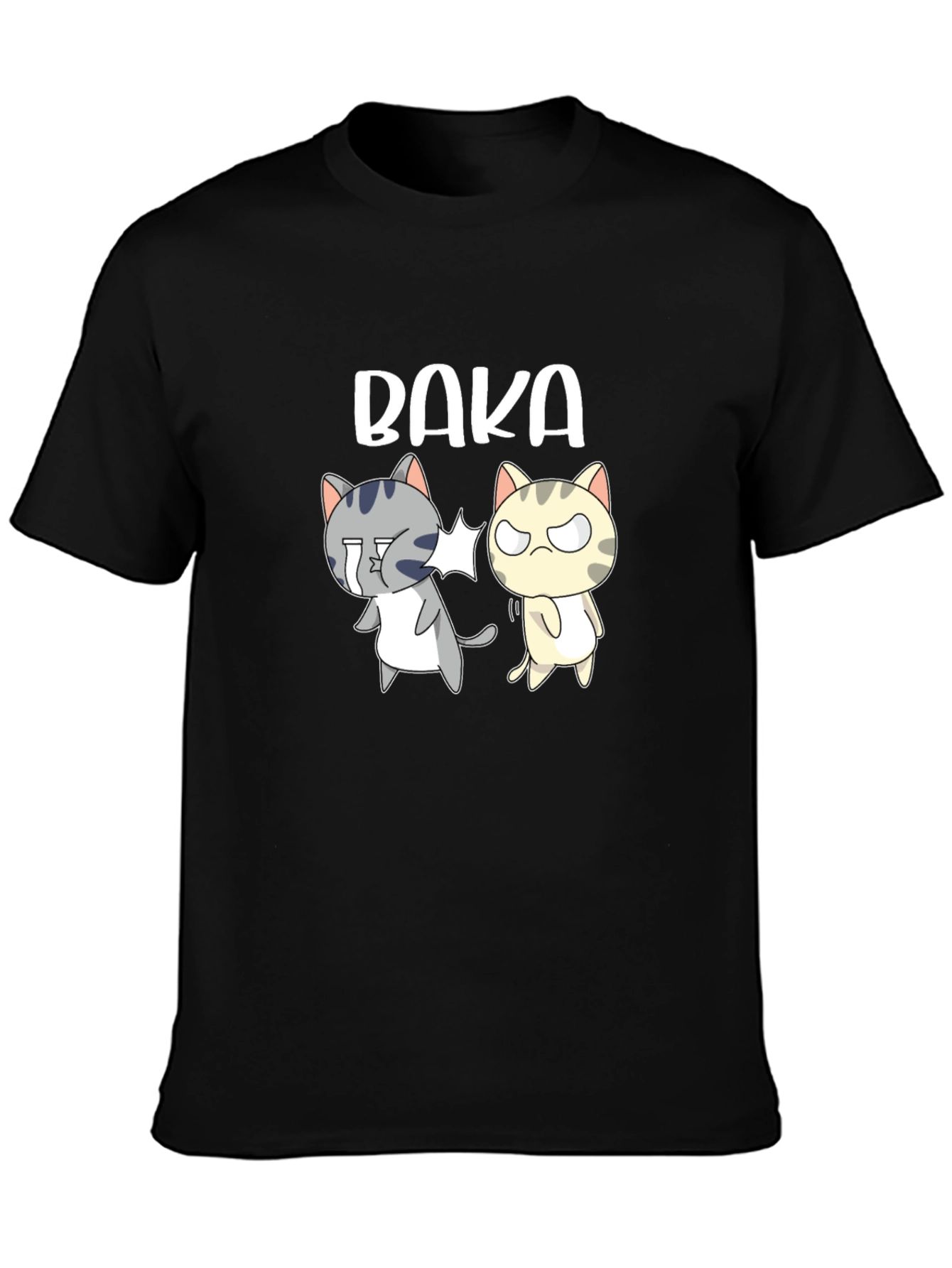 Baka Slap Cats Graphic T-Shirt