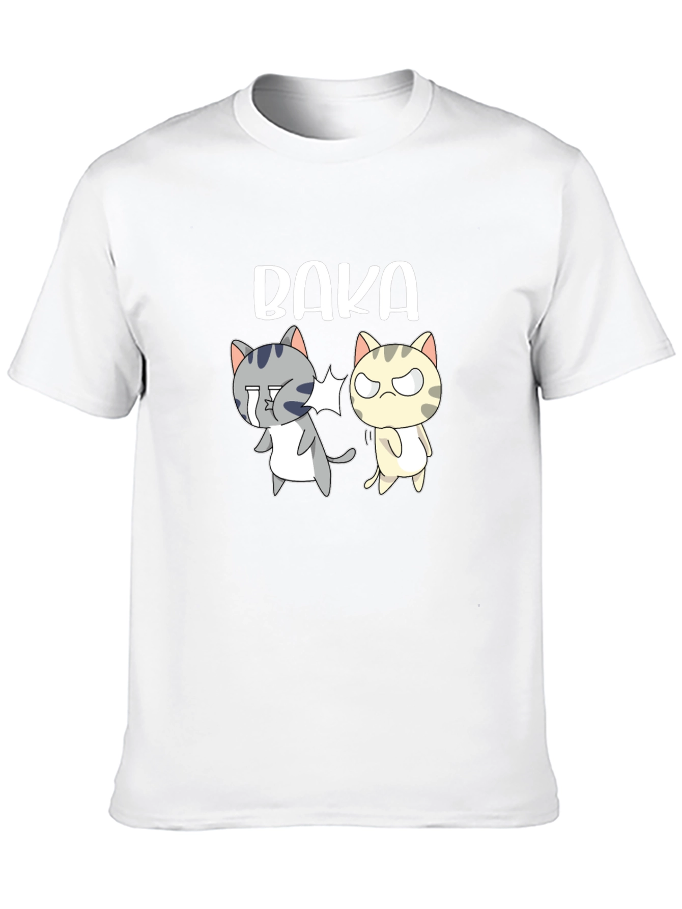 Baka Slap Cats Graphic T-Shirt