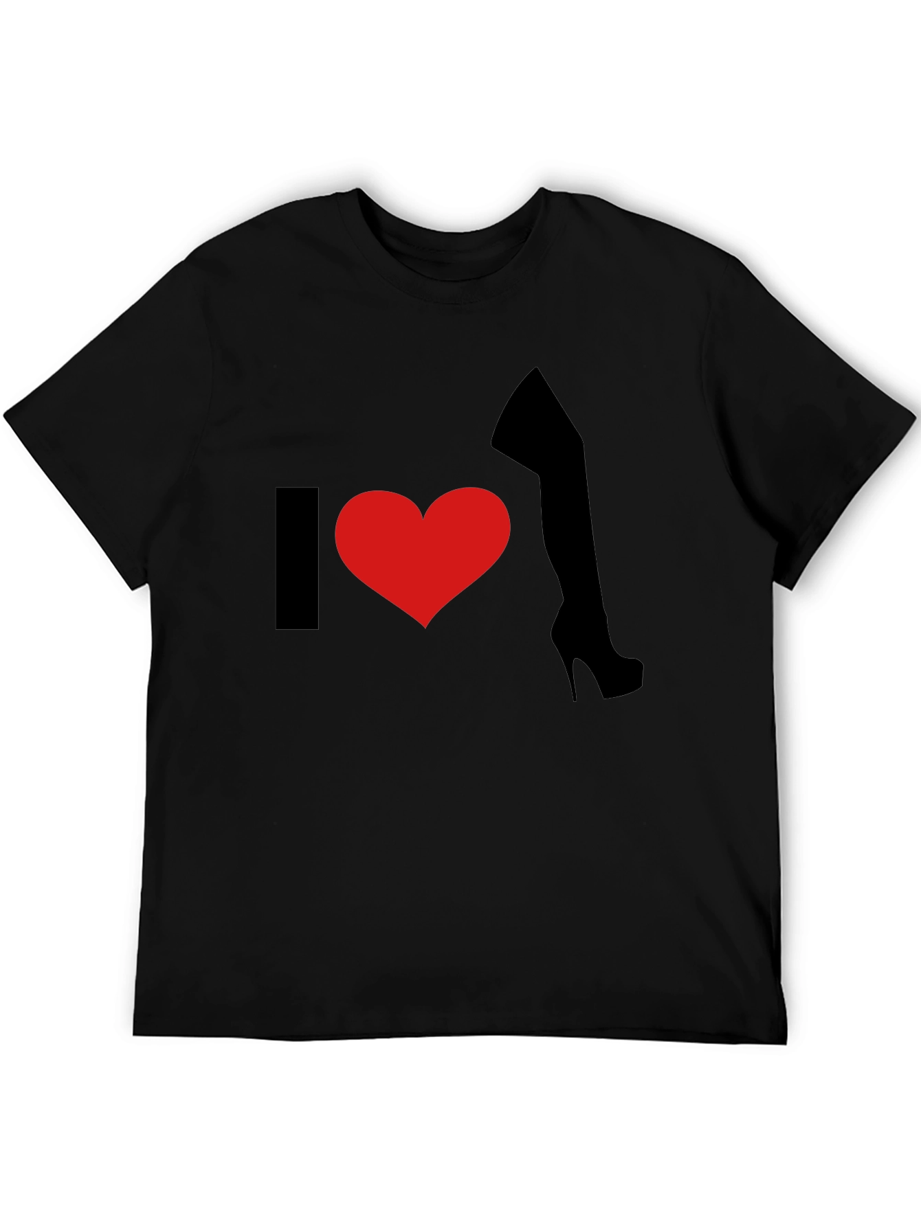 I Heart Boots Tee - Novelty Graphic T-Shirt