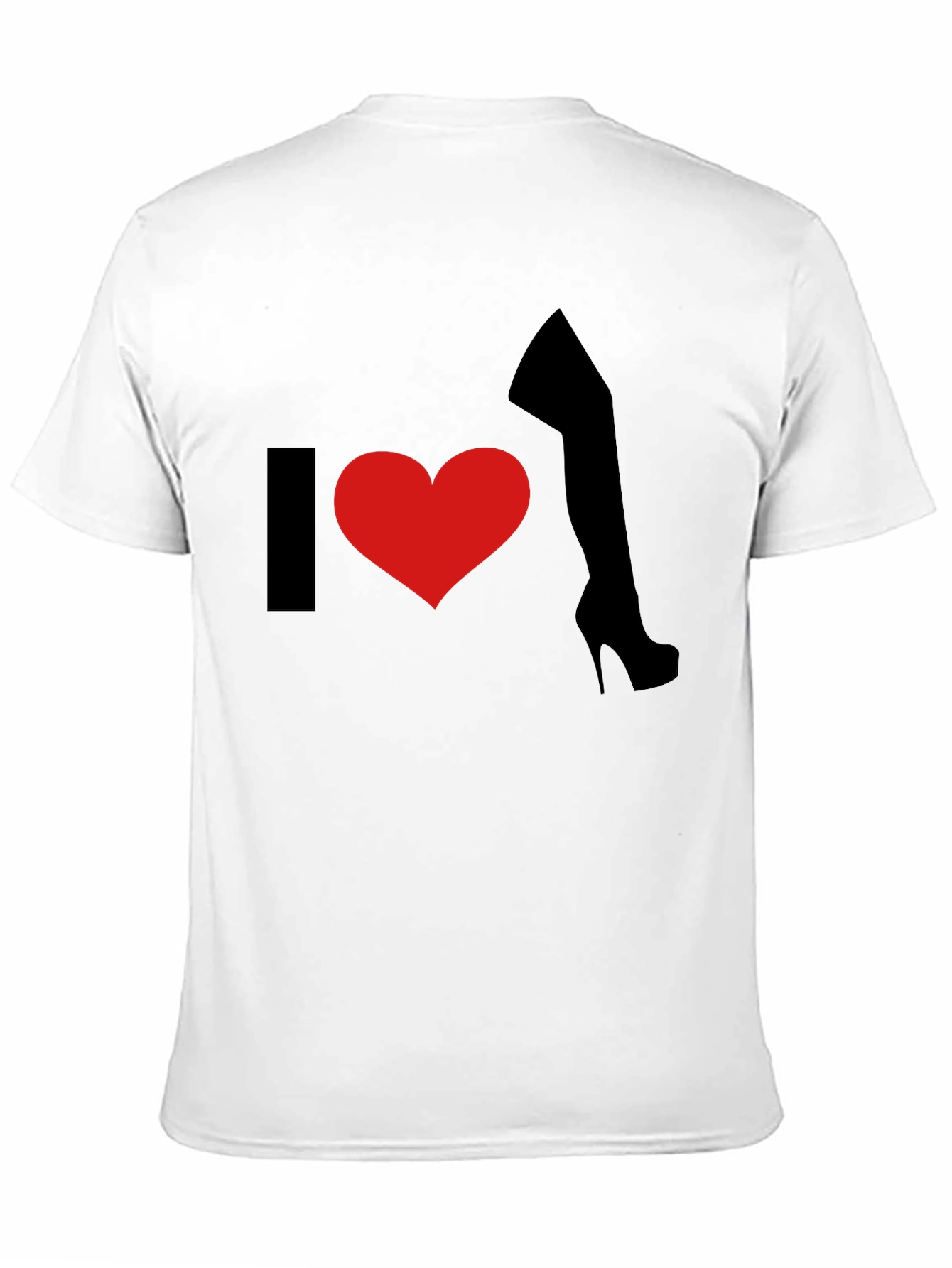 I Heart Boots Tee - Novelty Graphic T-Shirt
