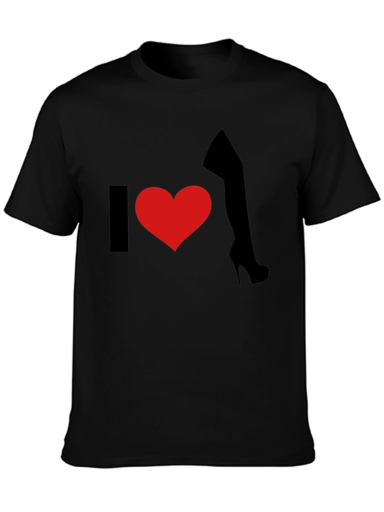 I Heart Boots Tee - Novelty Graphic T-Shirt