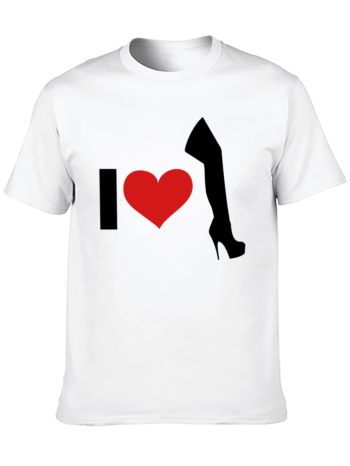 I Heart Boots Tee - Novelty Graphic T-Shirt