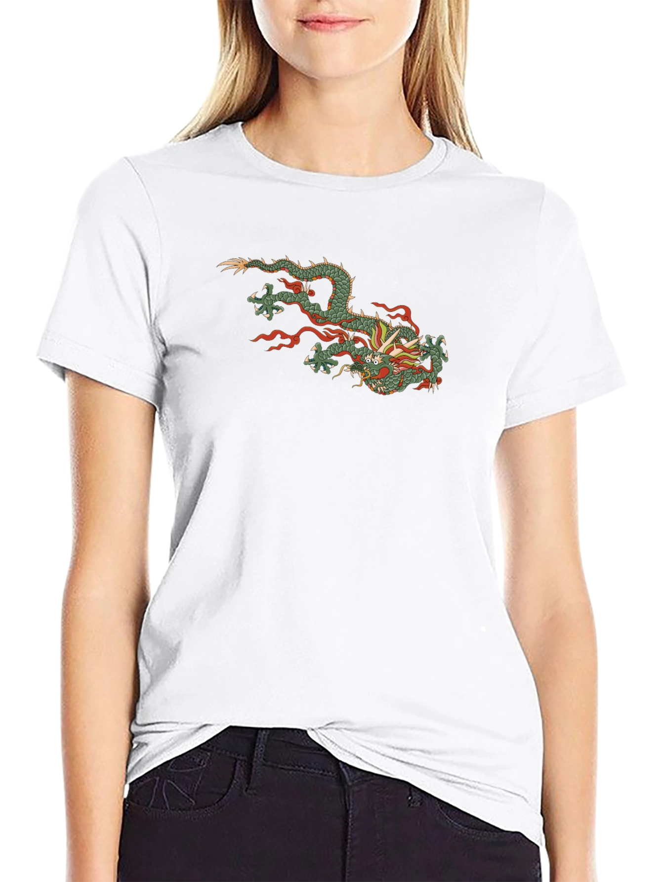 Black Dragon Graphic Tee - Stylish Casual Wear