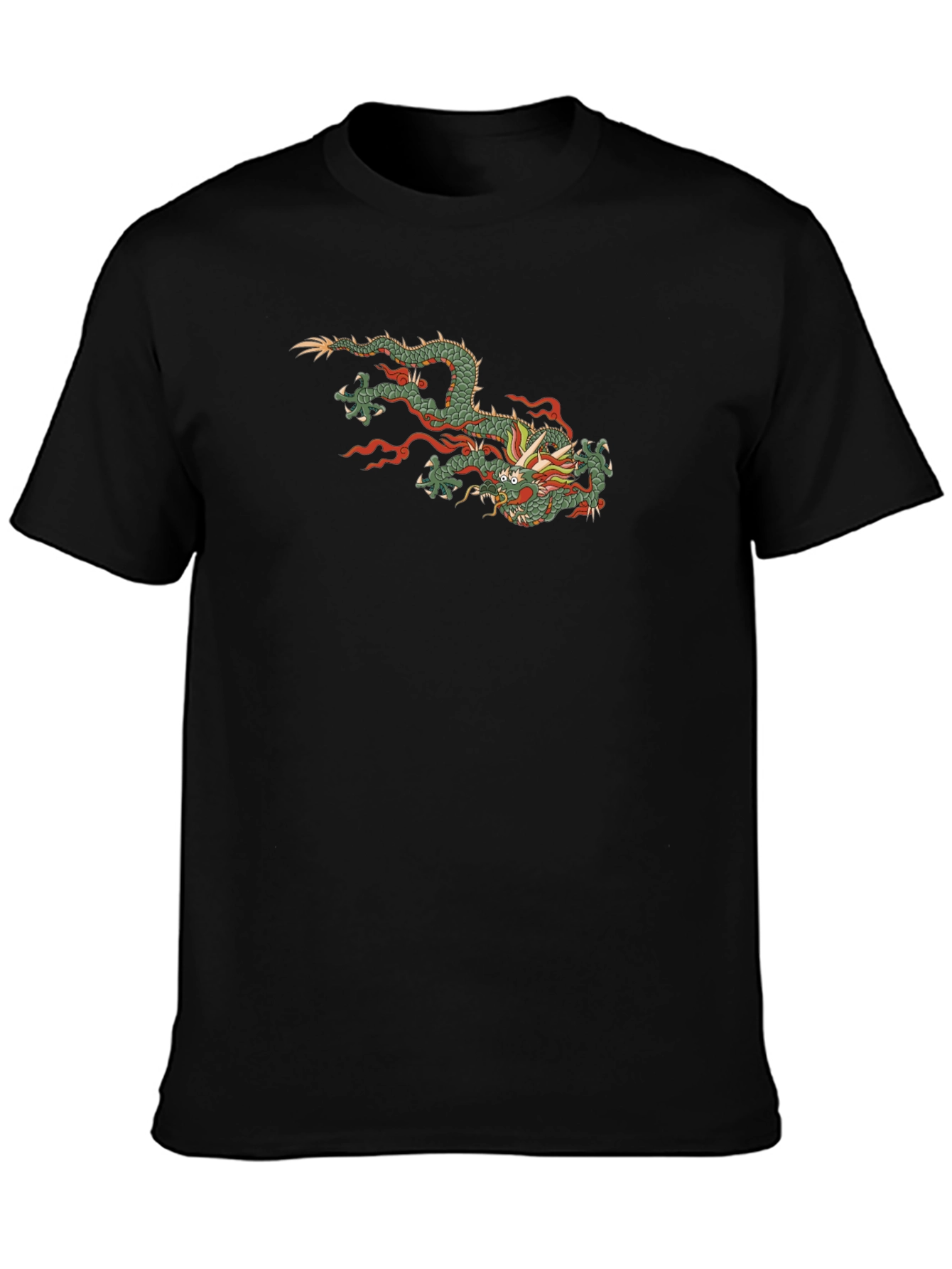 Black Dragon Graphic Tee - Stylish Casual Wear
