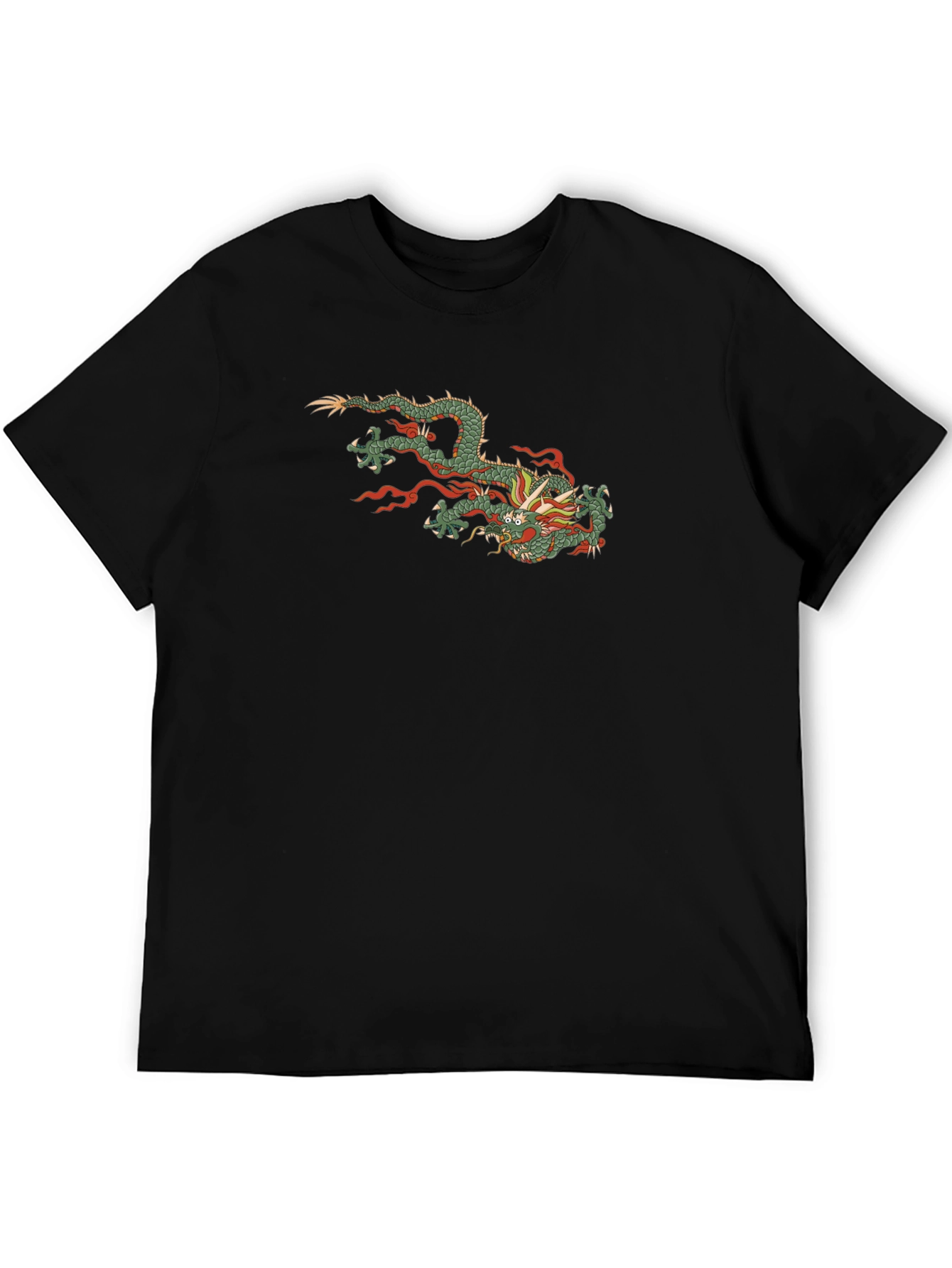 Black Dragon Graphic Tee - Stylish Casual Wear