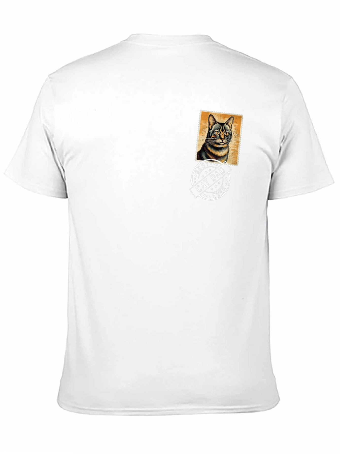 Best Cat Dad Ever Black T-Shirt