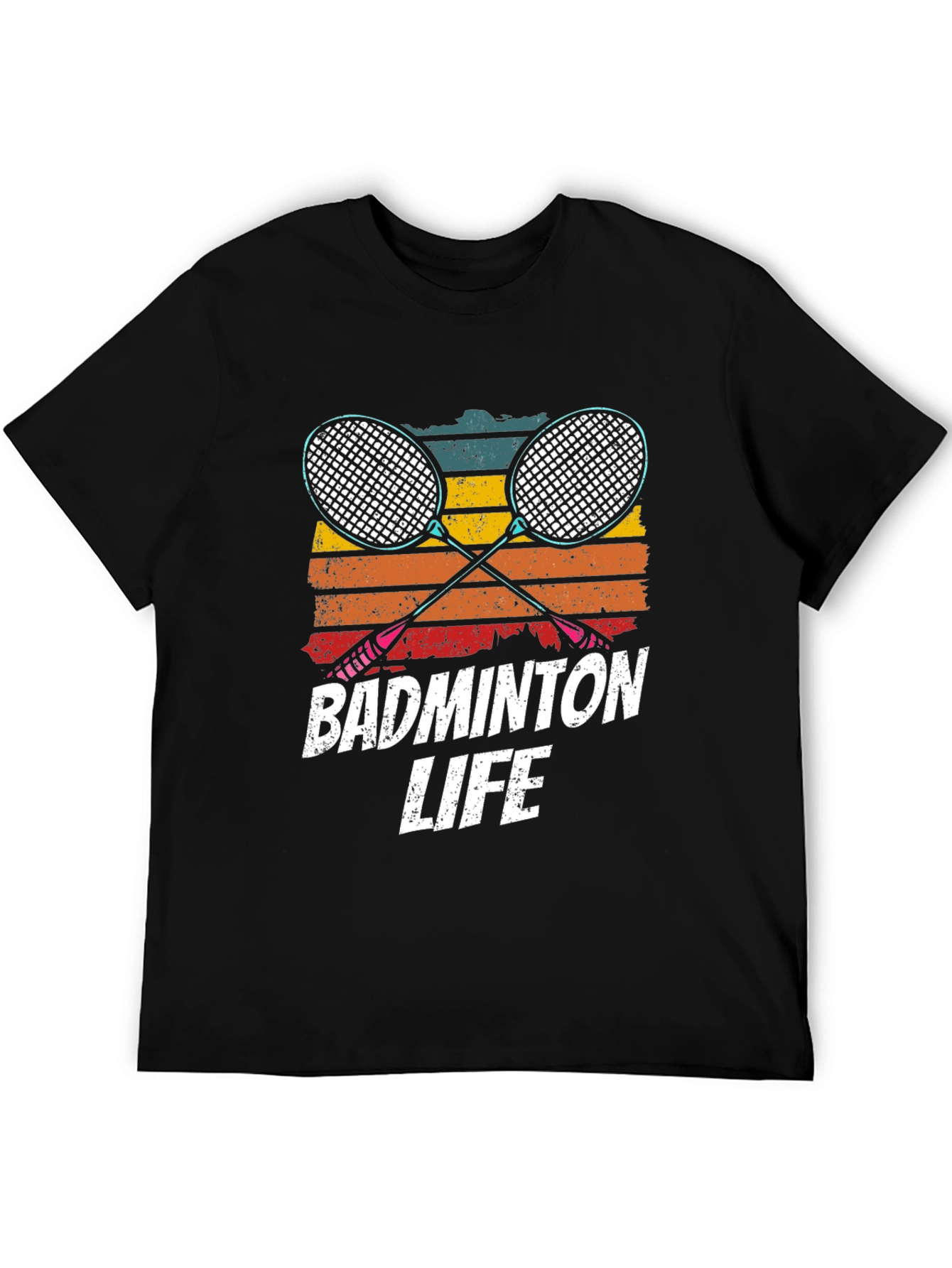 Badminton Life T-Shirt - Retro Style
