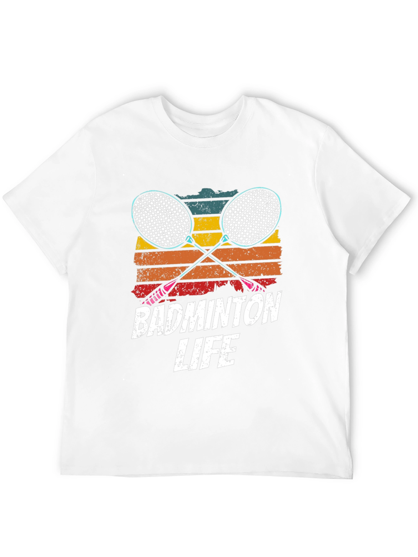 Badminton Life T-Shirt - Retro Style