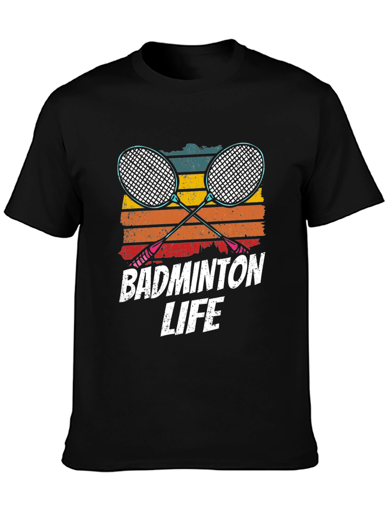 Badminton Life T-Shirt - Retro Style