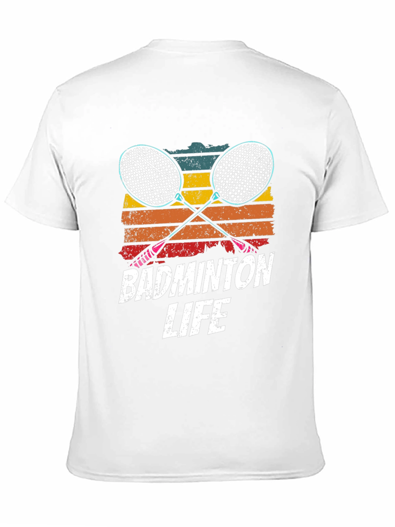 Badminton Life T-Shirt - Retro Style