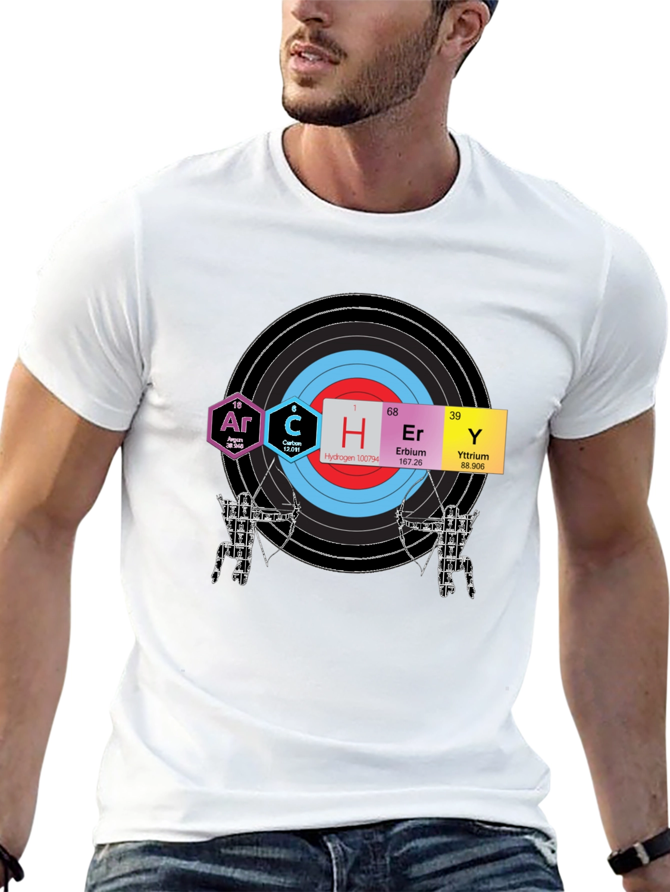 Periodic Table Archery T-Shirt - Science Humor Gift