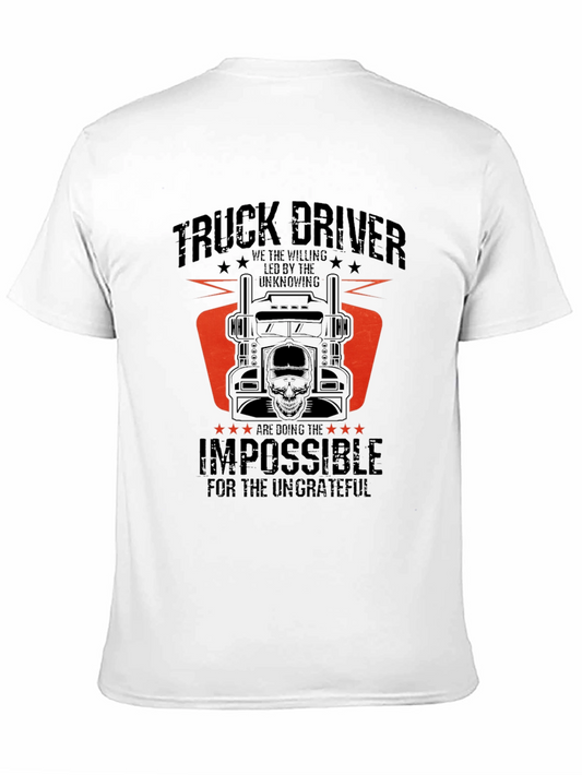 Truck Driver T-Shirt - Doing the Impossible