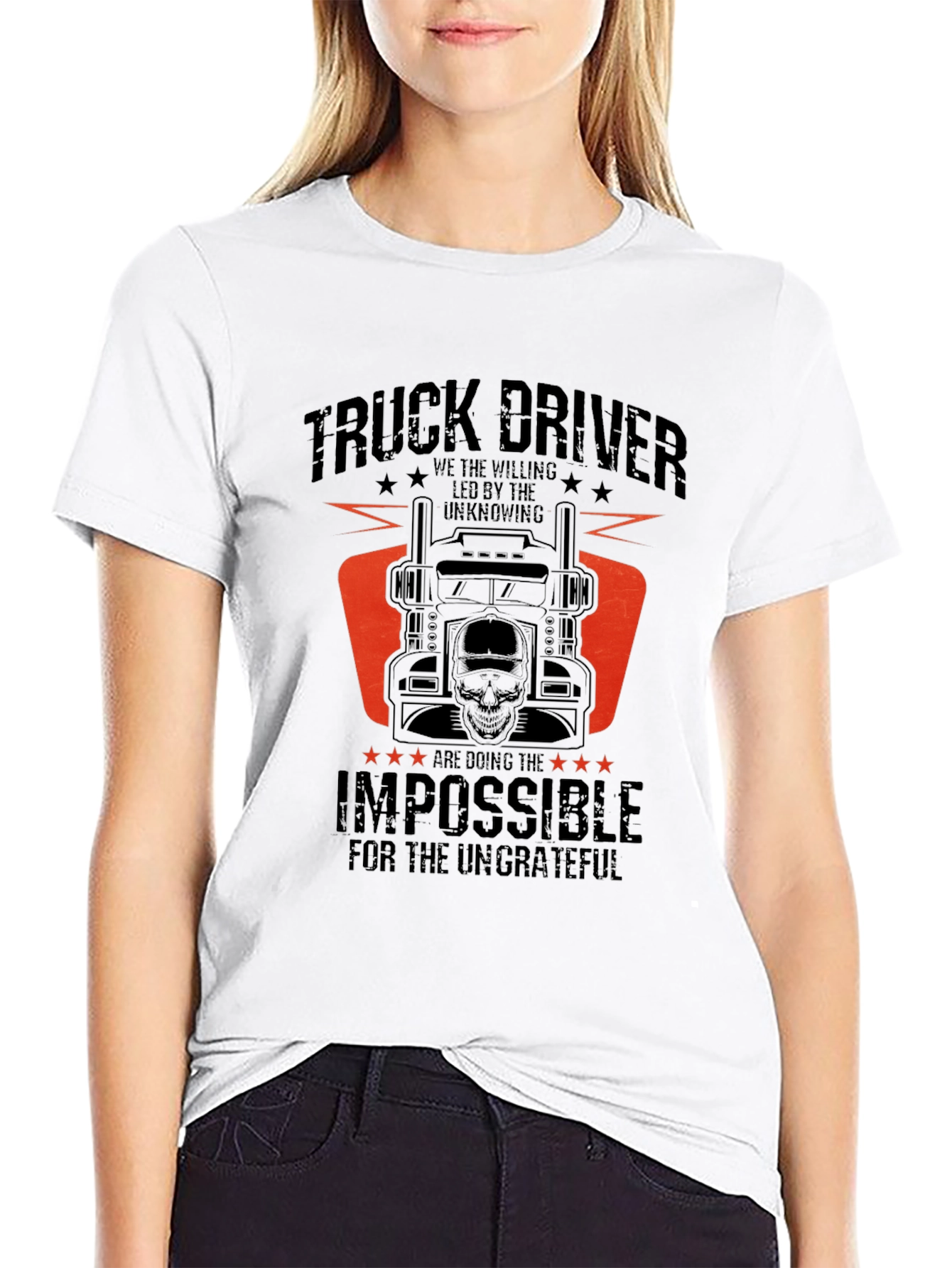 Truck Driver T-Shirt - Doing the Impossible