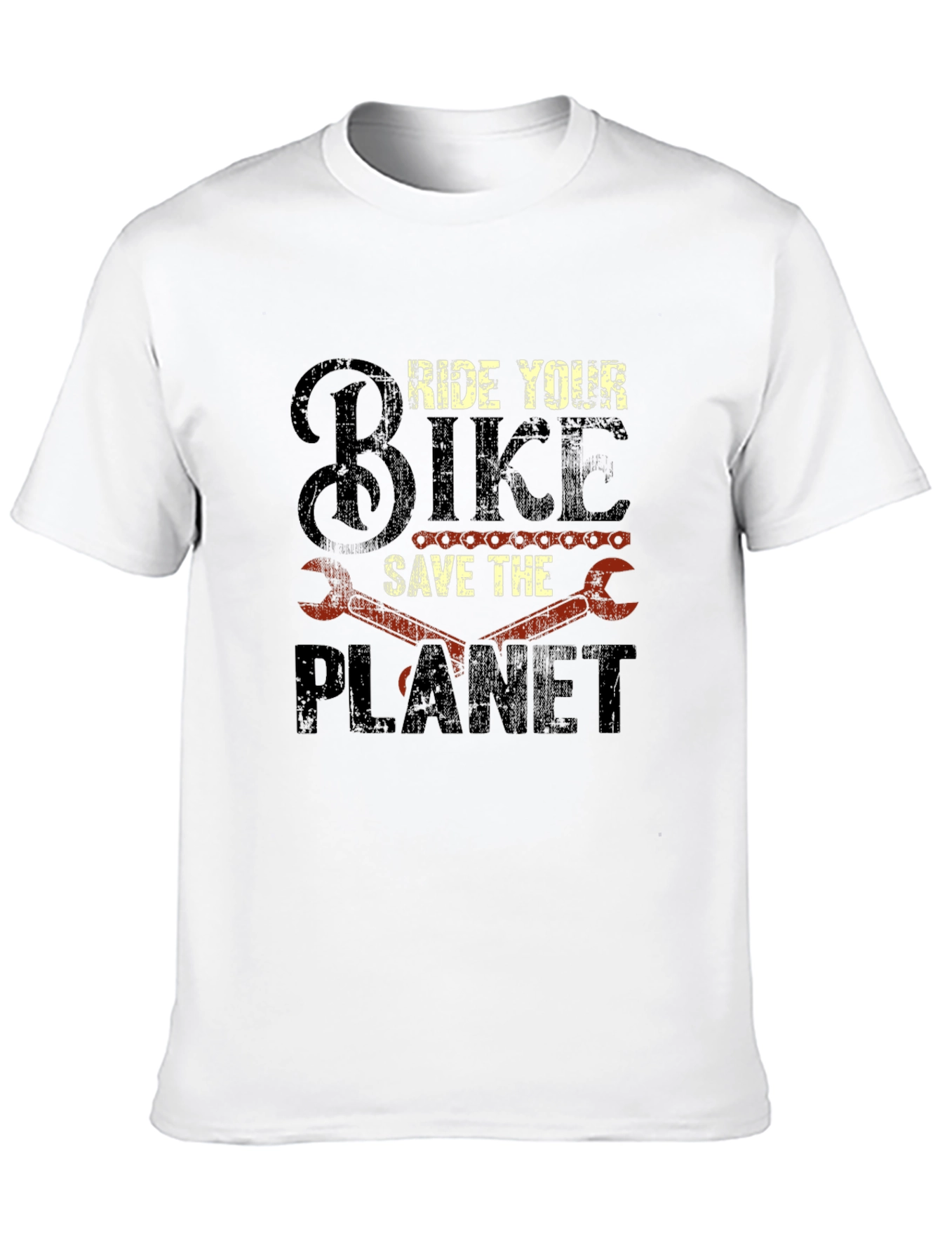 Ride Your Bike Save The Planet Graphic T-Shirt
