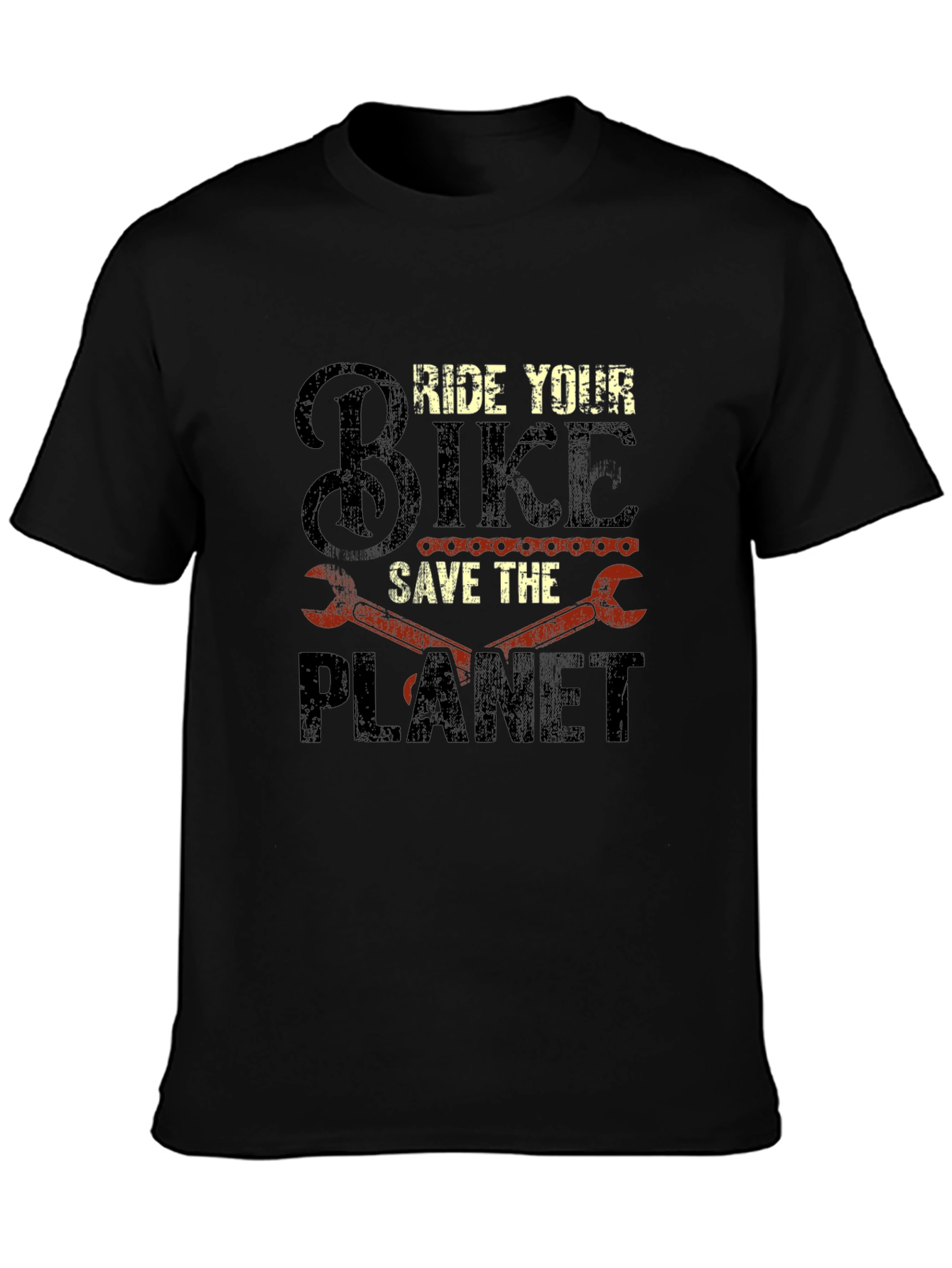 Ride Your Bike Save The Planet Graphic T-Shirt