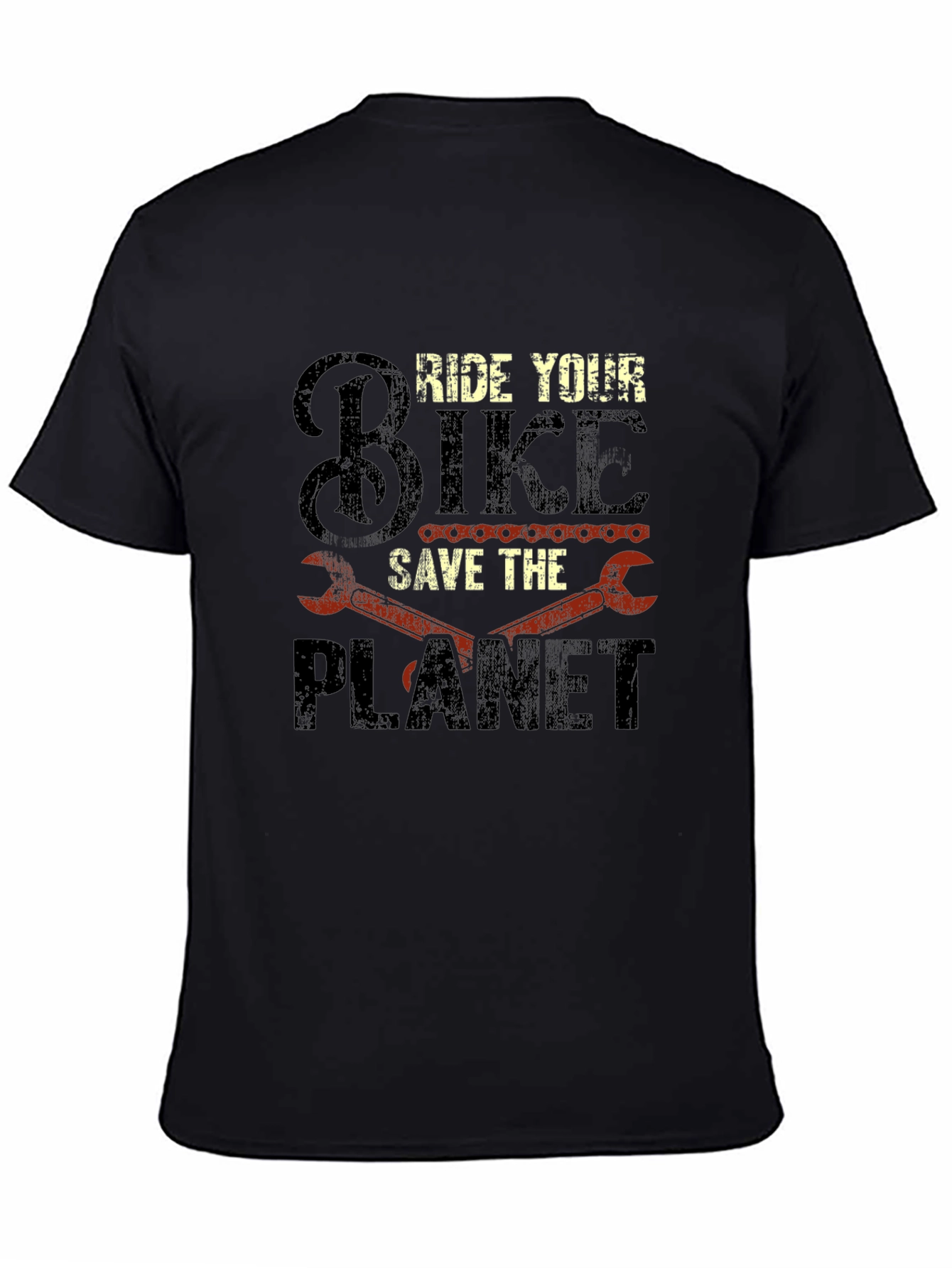 Ride Your Bike Save The Planet Graphic T-Shirt