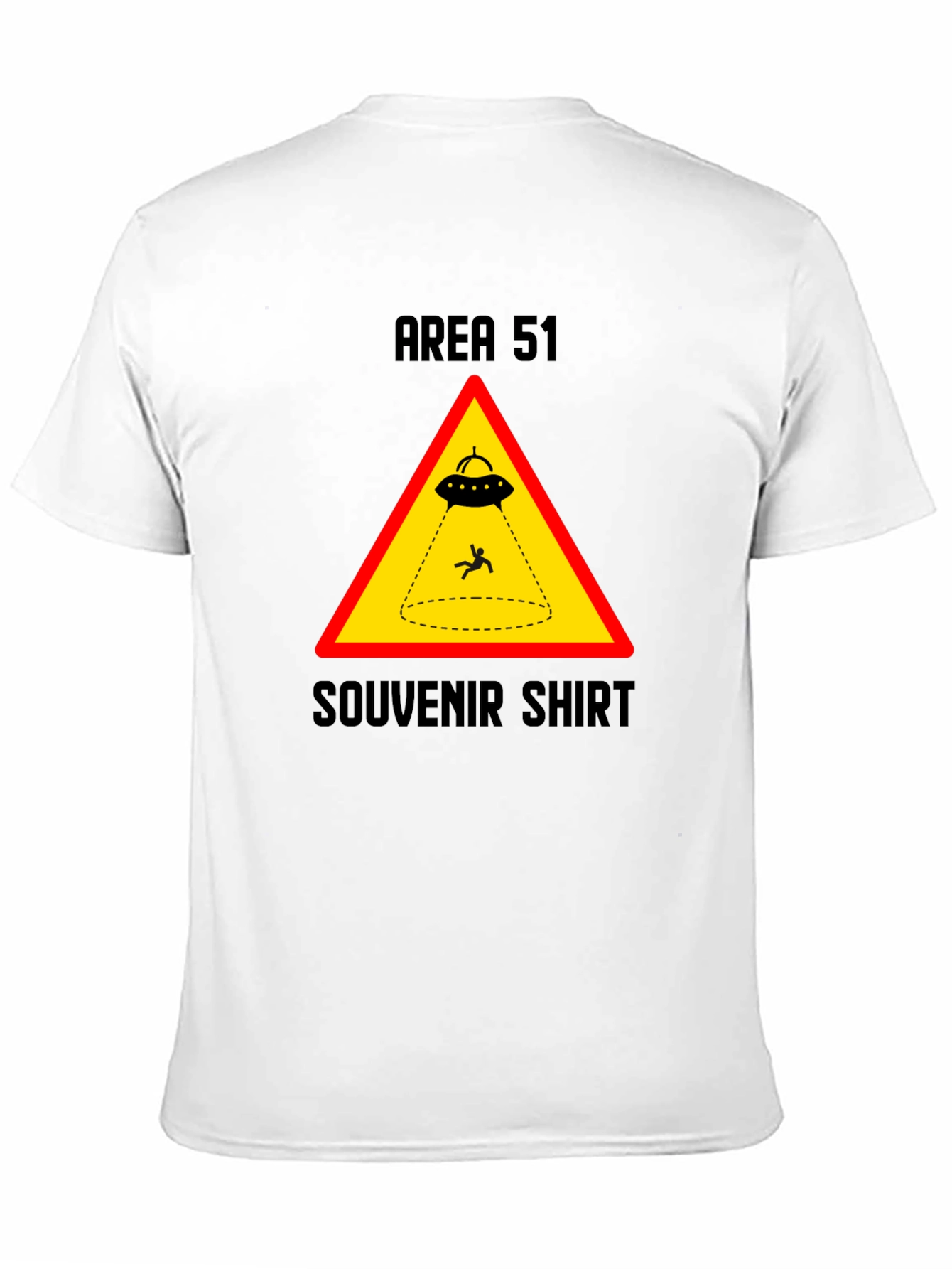 Area 51 Souvenir Shirt - Black UFO Abduction Tee