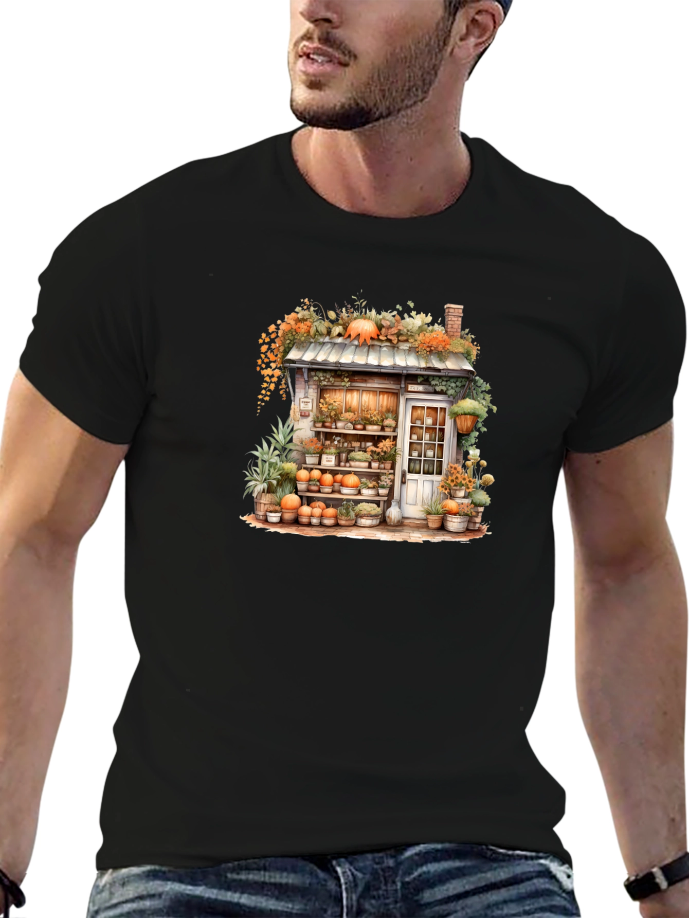 Autumn Flower Shop Graphic Tee
