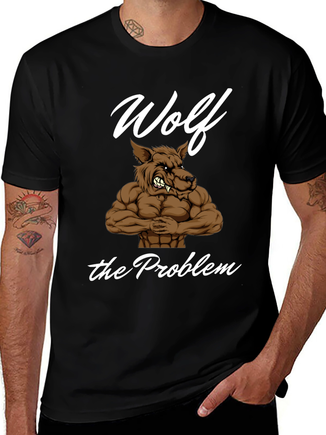 Wolf the Problem Graphic T-Shirt