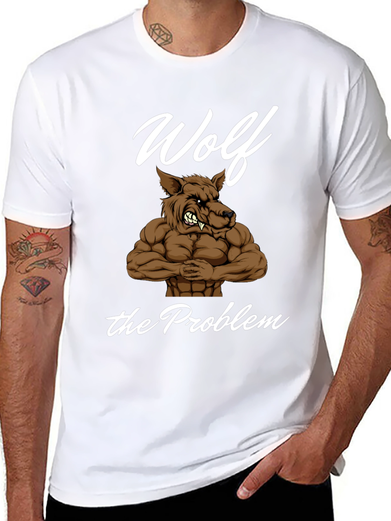 Wolf the Problem Graphic T-Shirt