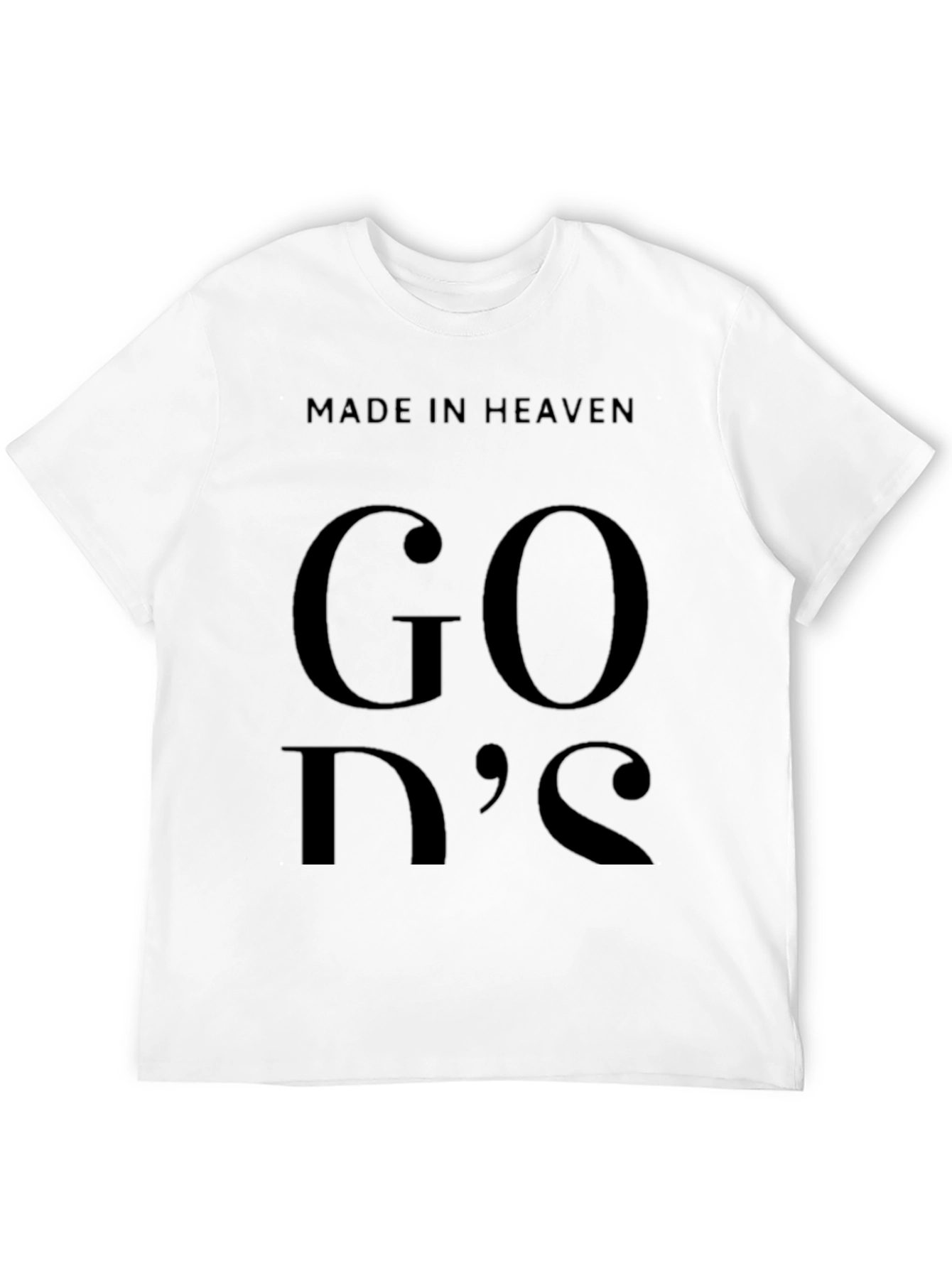 Made In Heaven GODs Black T-Shirt