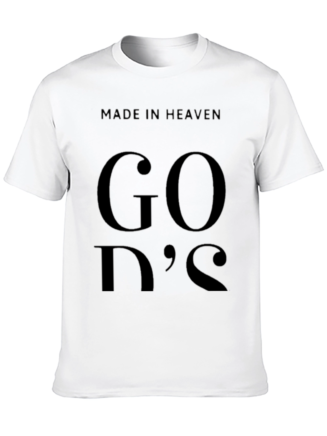Made In Heaven GODs Black T-Shirt