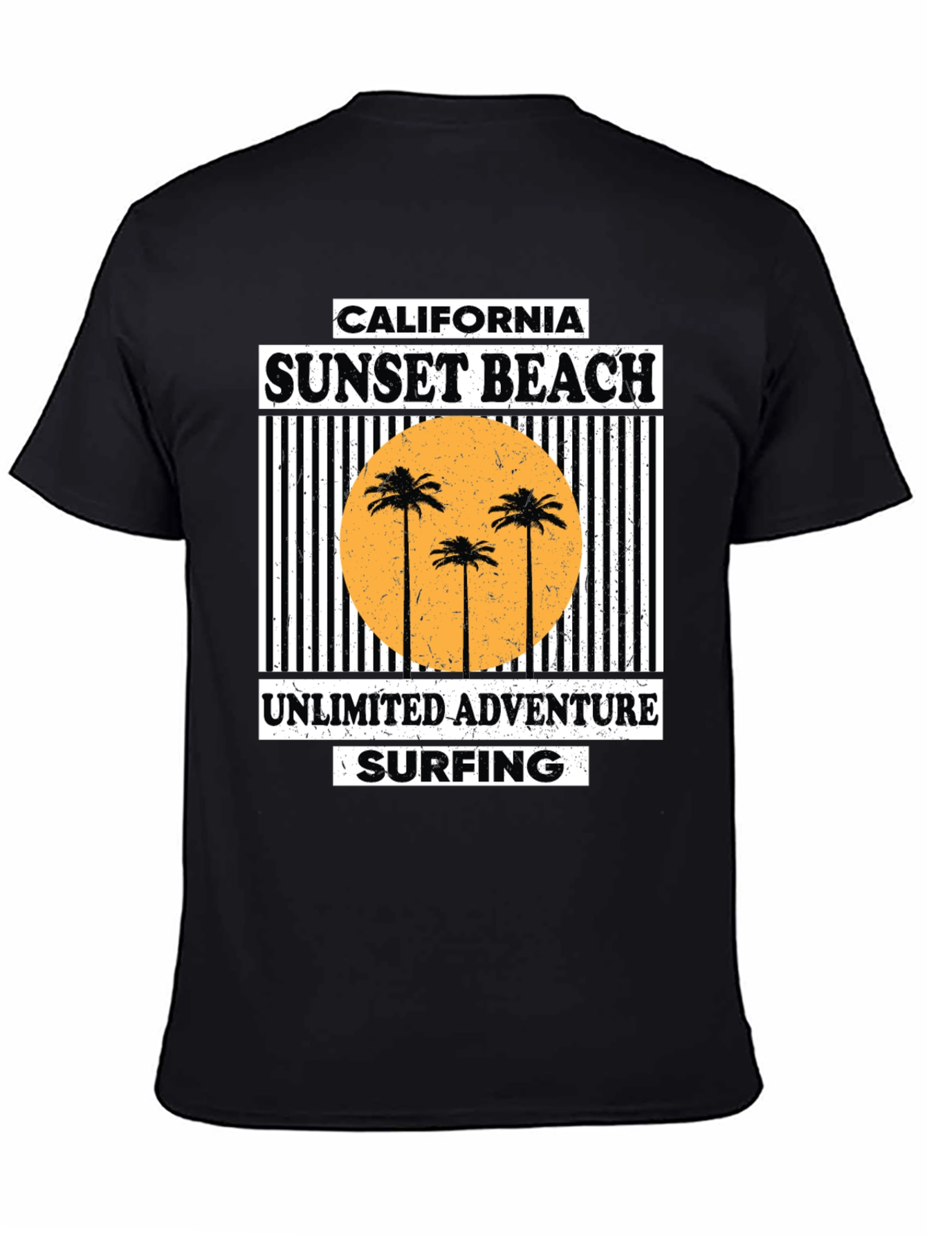 California Sunset Beach Graphic Tee - Unlimited Adventure