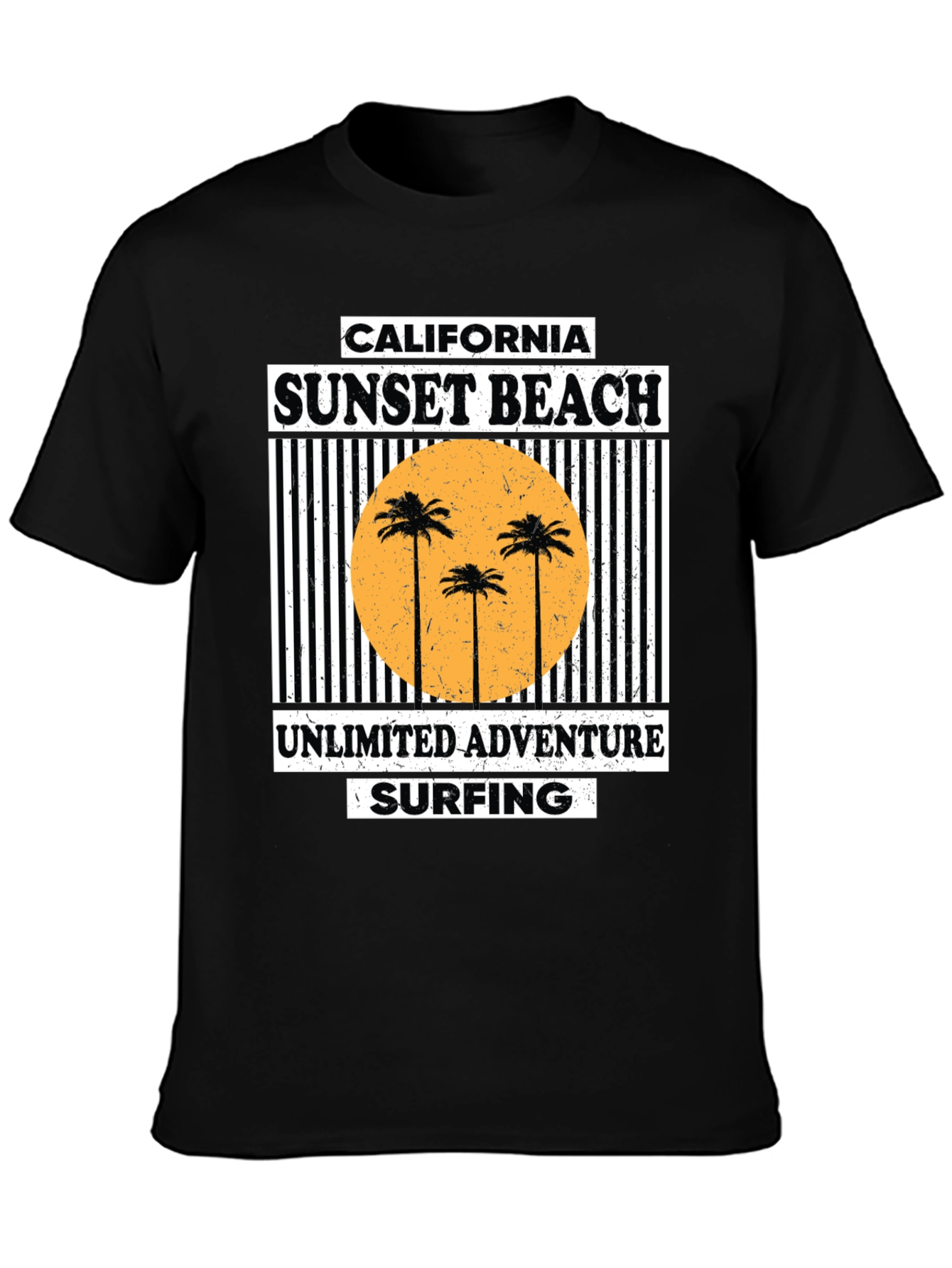 California Sunset Beach Graphic Tee - Unlimited Adventure