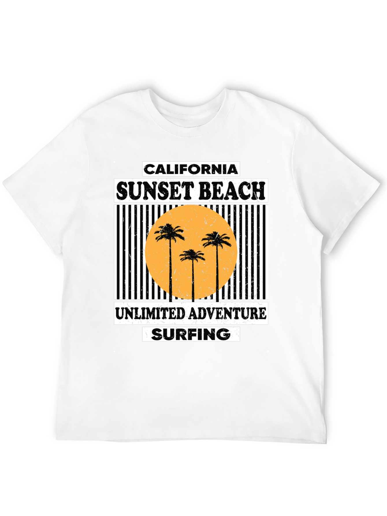 California Sunset Beach Graphic Tee - Unlimited Adventure