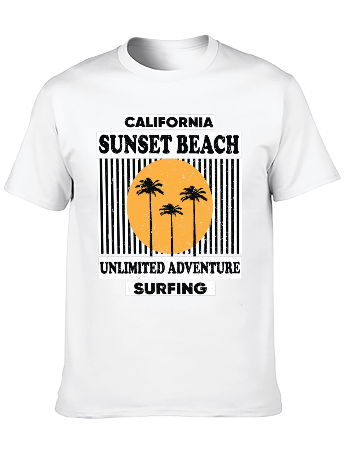 California Sunset Beach Graphic Tee - Unlimited Adventure