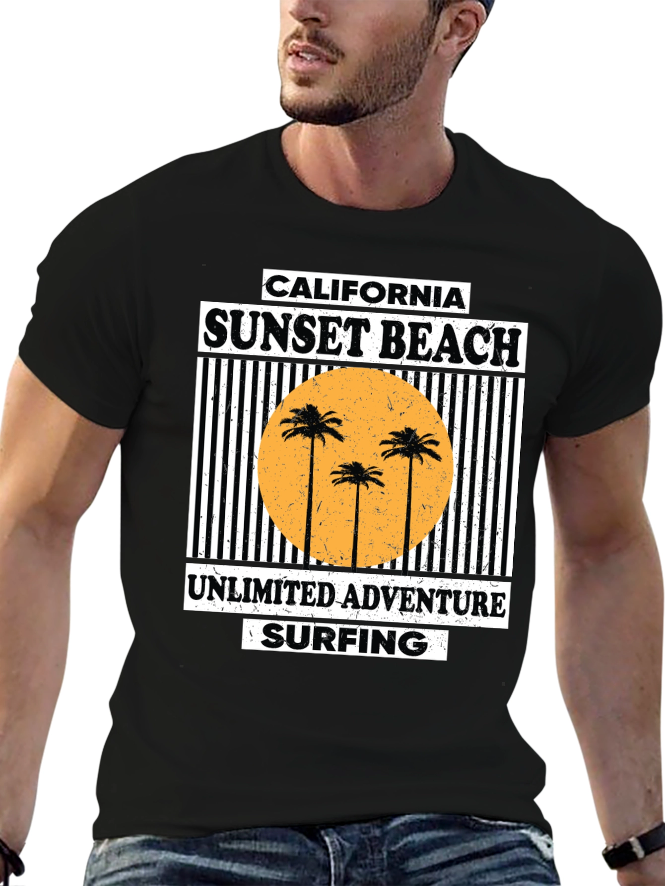 California Sunset Beach Graphic Tee - Unlimited Adventure