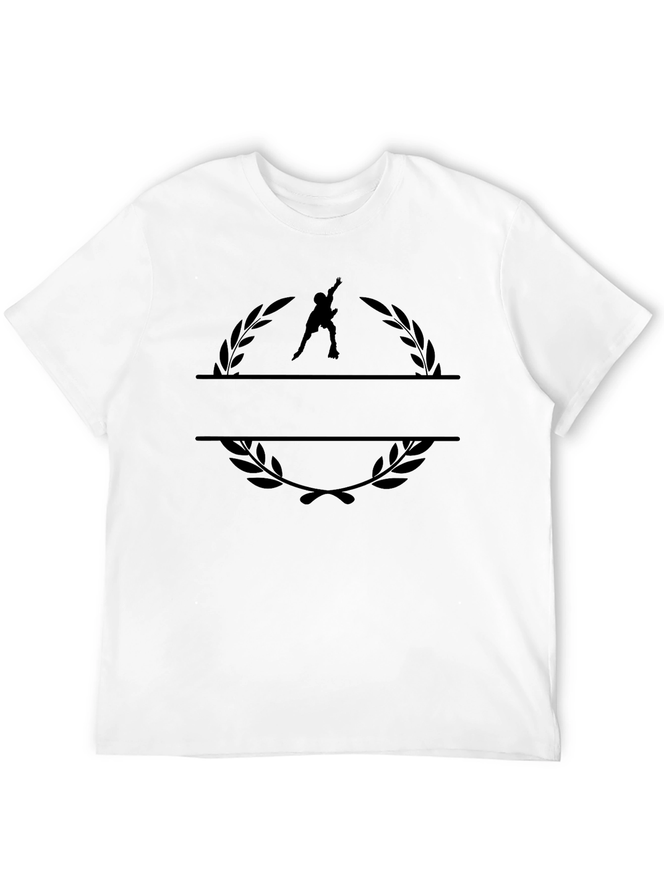 Black Graphic Tee - Musician Laurel Design