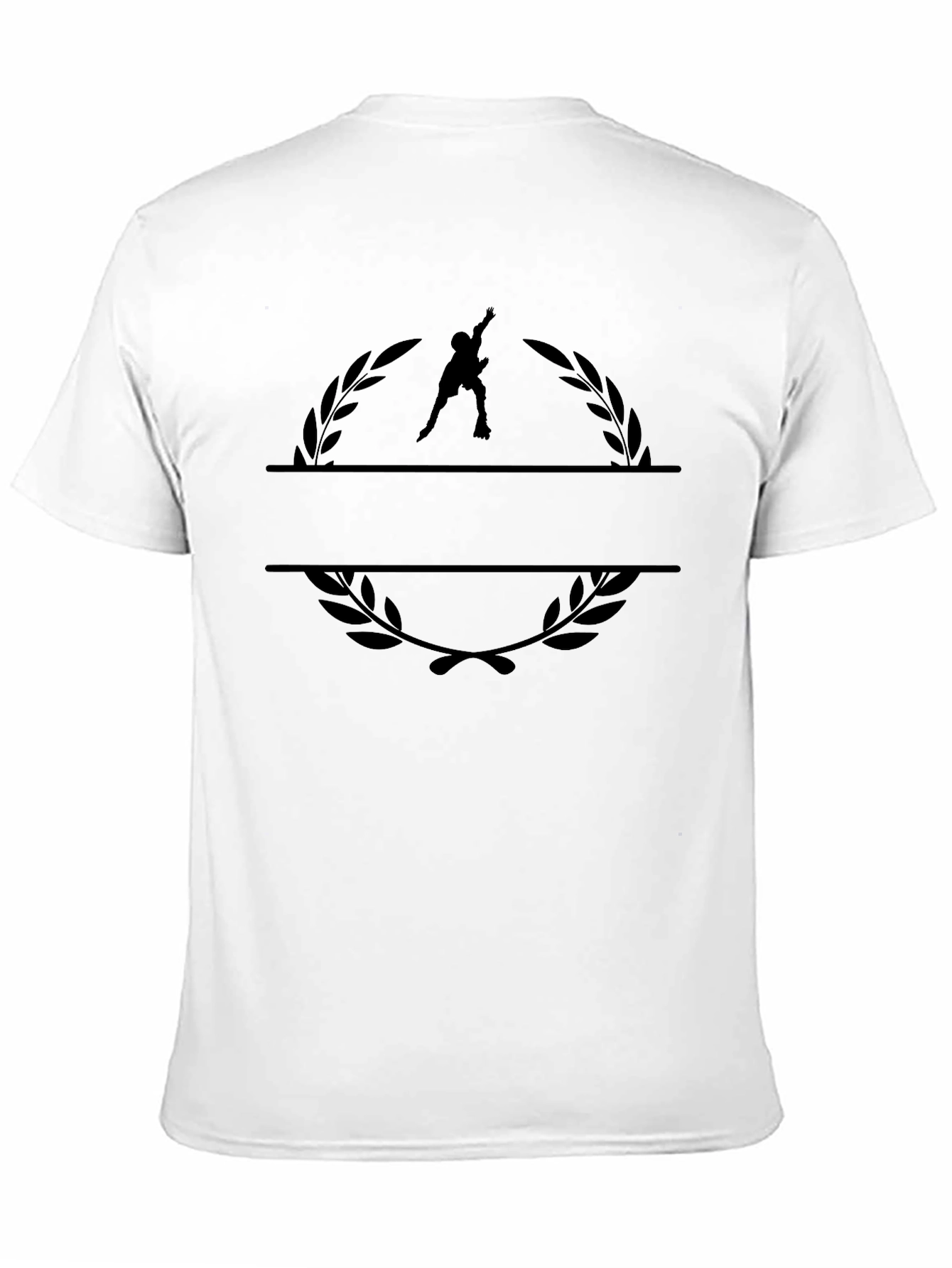 Black Graphic Tee - Musician Laurel Design