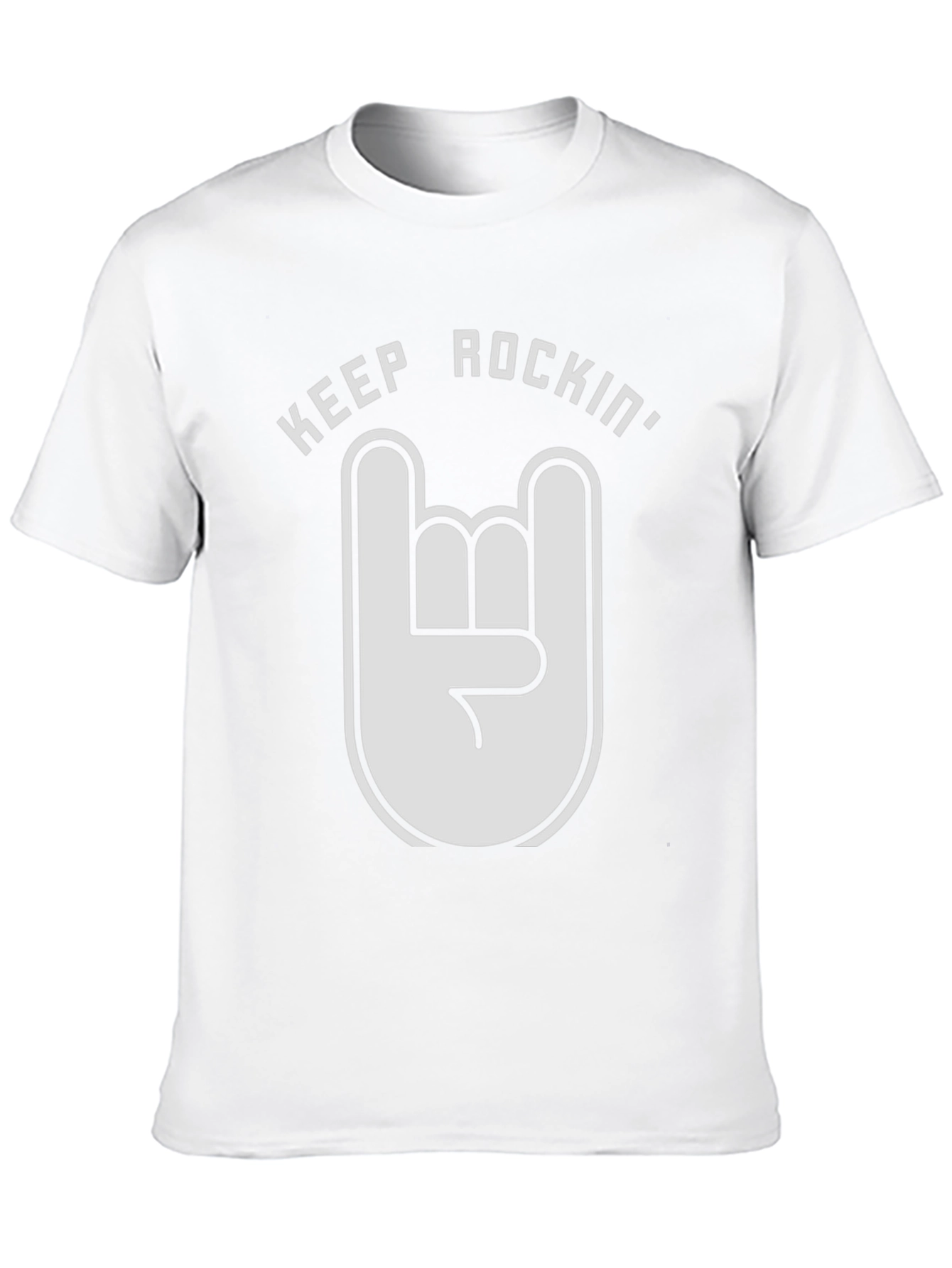 Keep Rockin Graphic Tee - Unisex Black T-Shirt