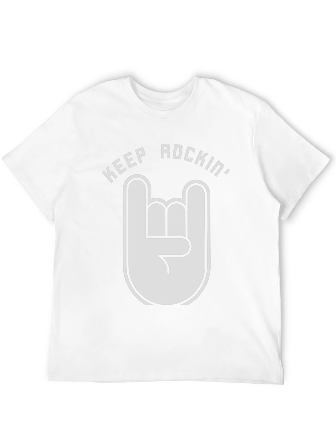 Keep Rockin Graphic Tee - Unisex Black T-Shirt