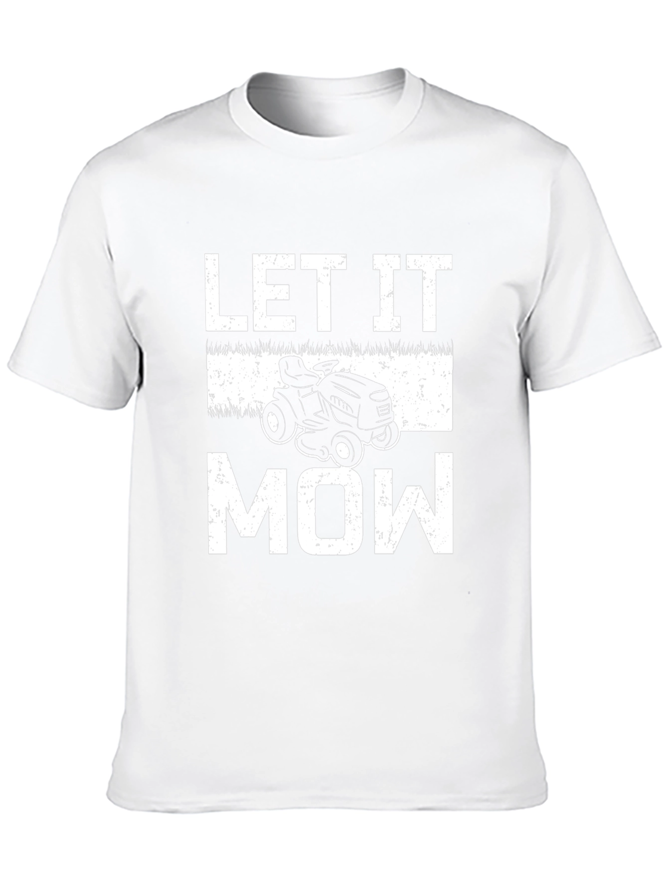 Let It Mow T-Shirt - Lawn Mower Graphic Tee