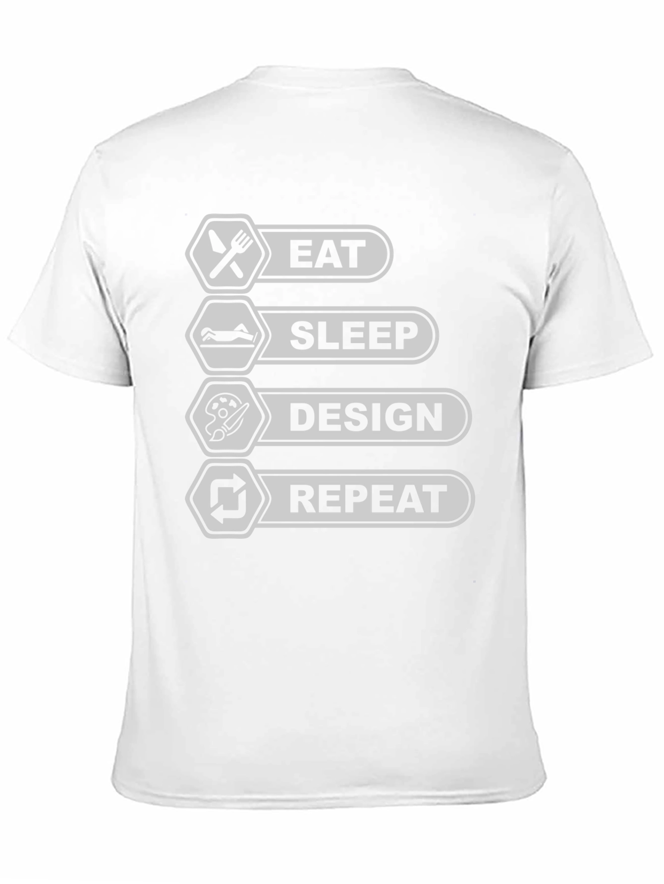 Eat Sleep Design Repeat Black T-Shirt