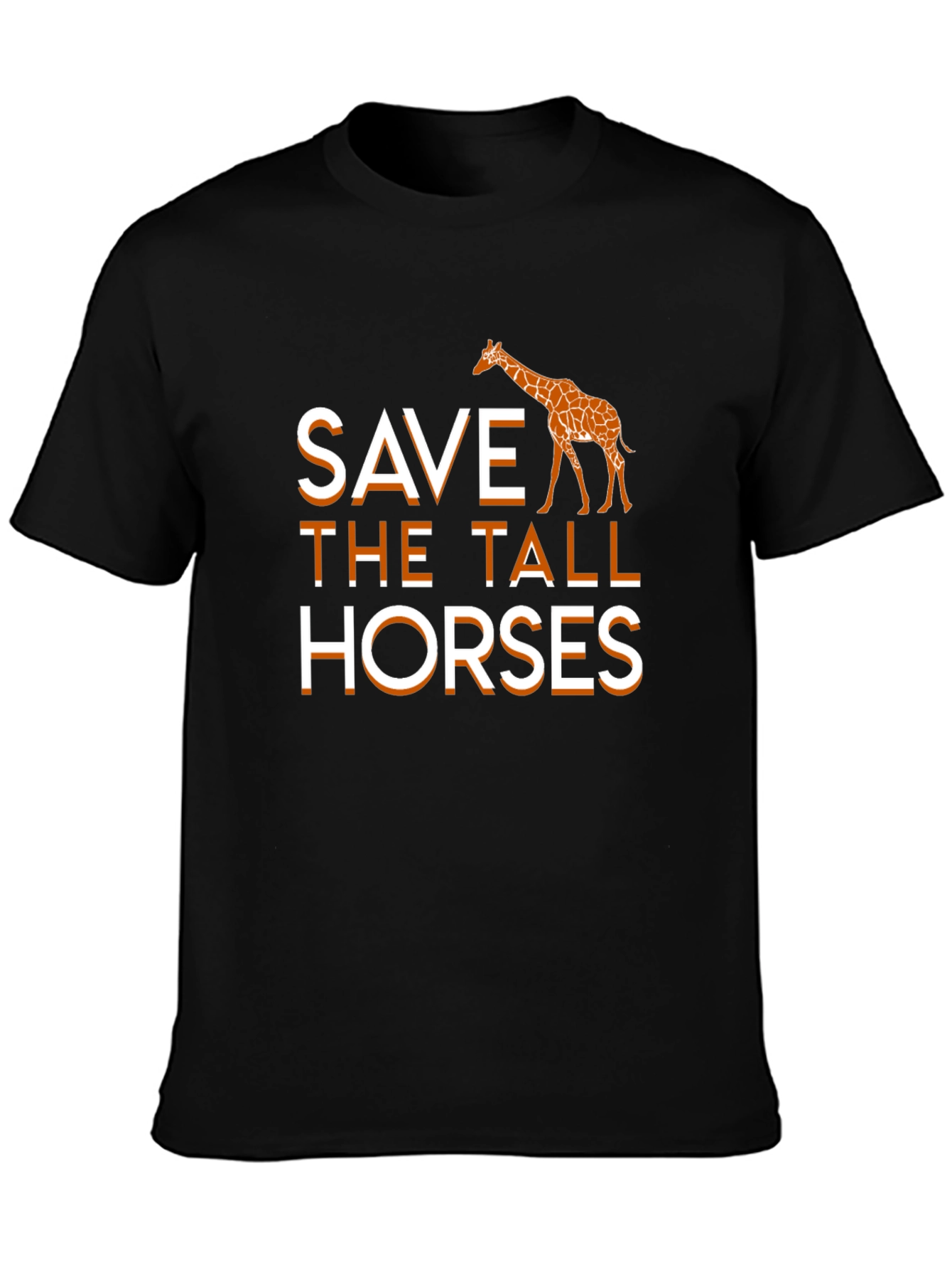 Save the Tall Horses Giraffe Graphic Tee