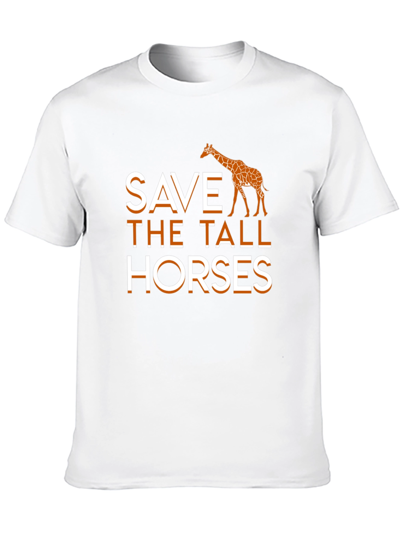 Save the Tall Horses Giraffe Graphic Tee