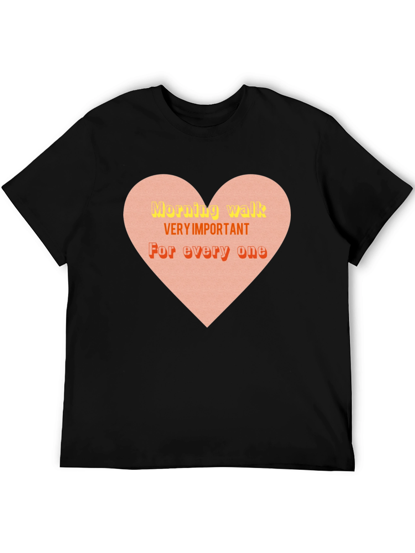 Motivational Heart Graphic T-Shirt