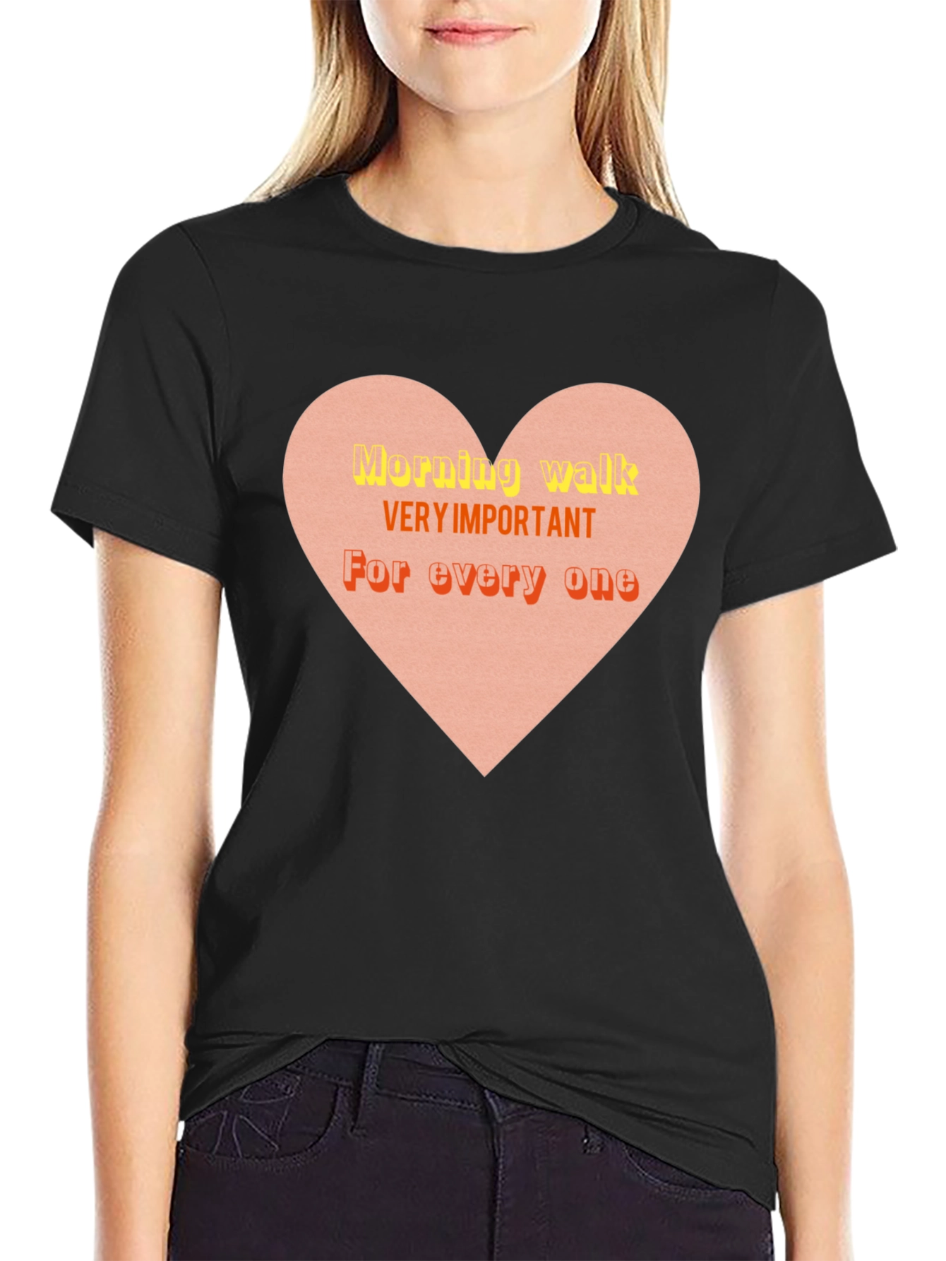Motivational Heart Graphic T-Shirt