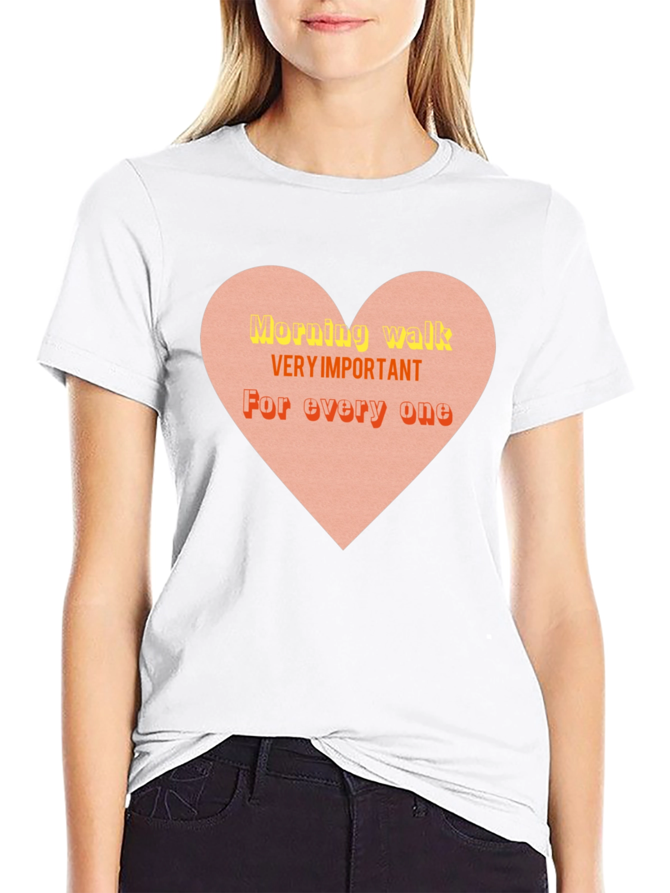 Motivational Heart Graphic T-Shirt
