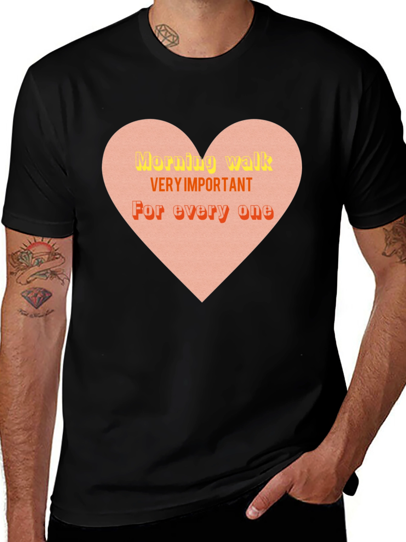 Motivational Heart Graphic T-Shirt
