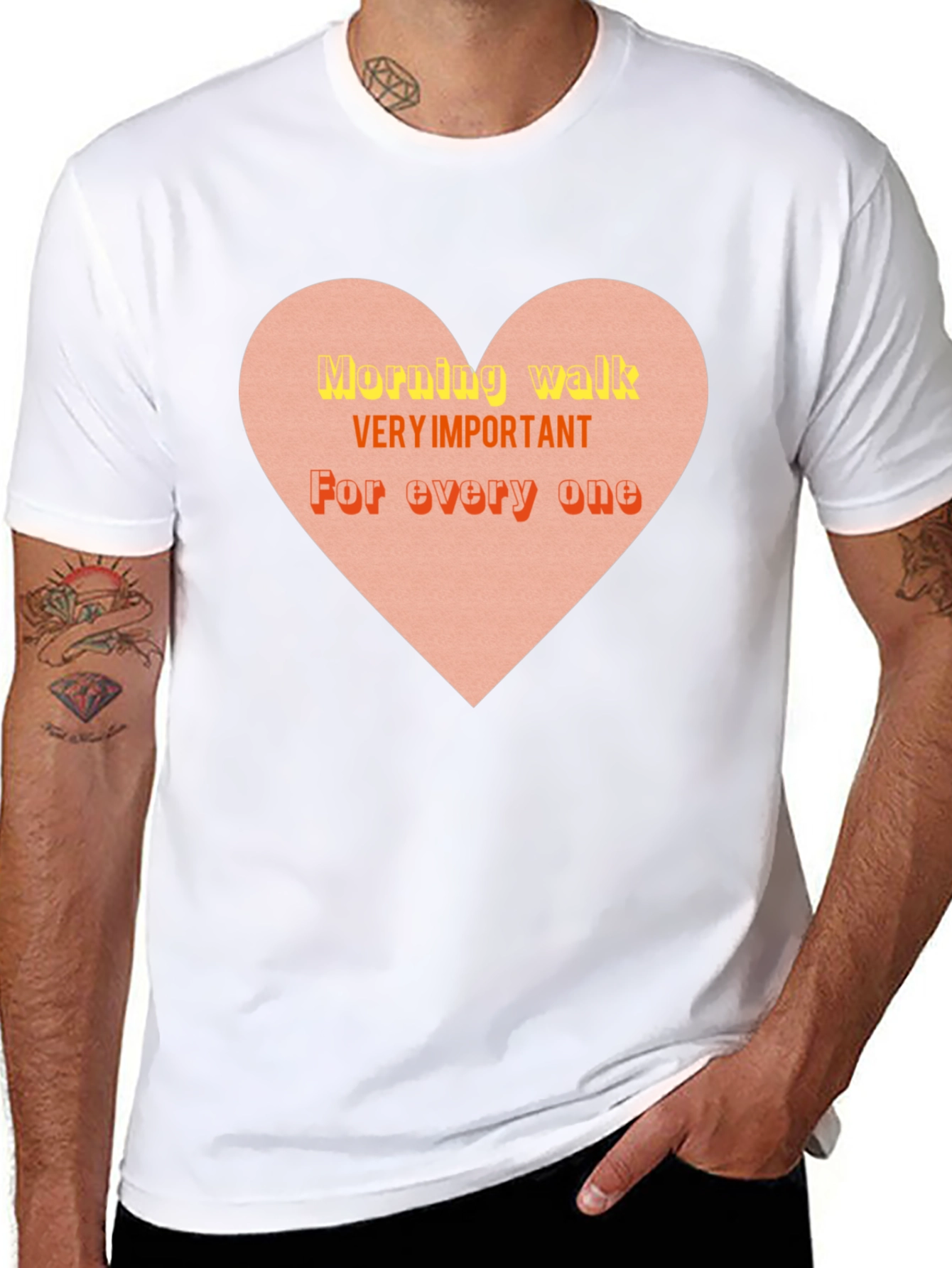 Motivational Heart Graphic T-Shirt